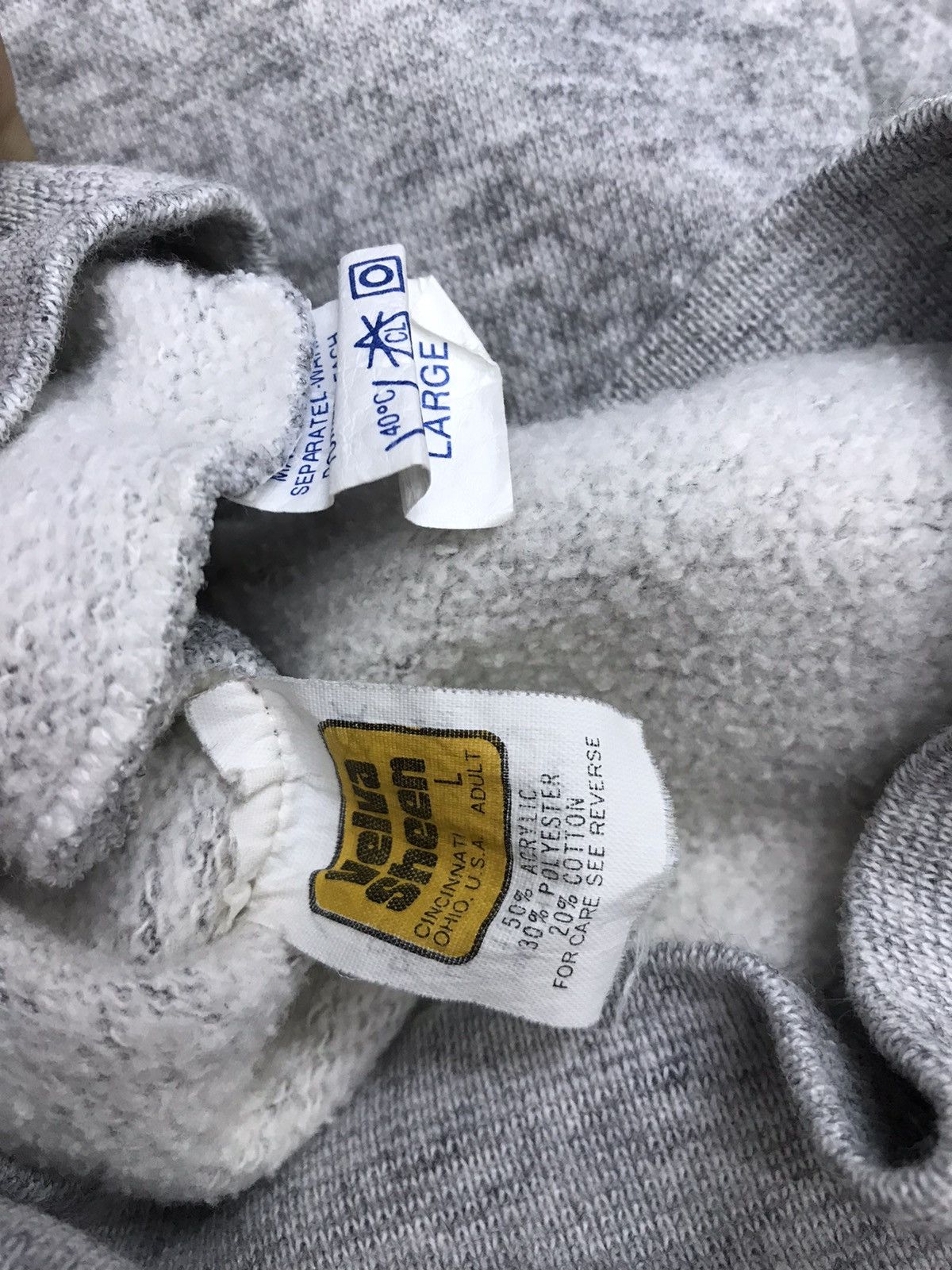 Velva Sheen × Vintage Vintage Sweatshirt Hoodie Spell Support Community Education Size US M / EU 48-50 / 2 - 5 Thumbnail