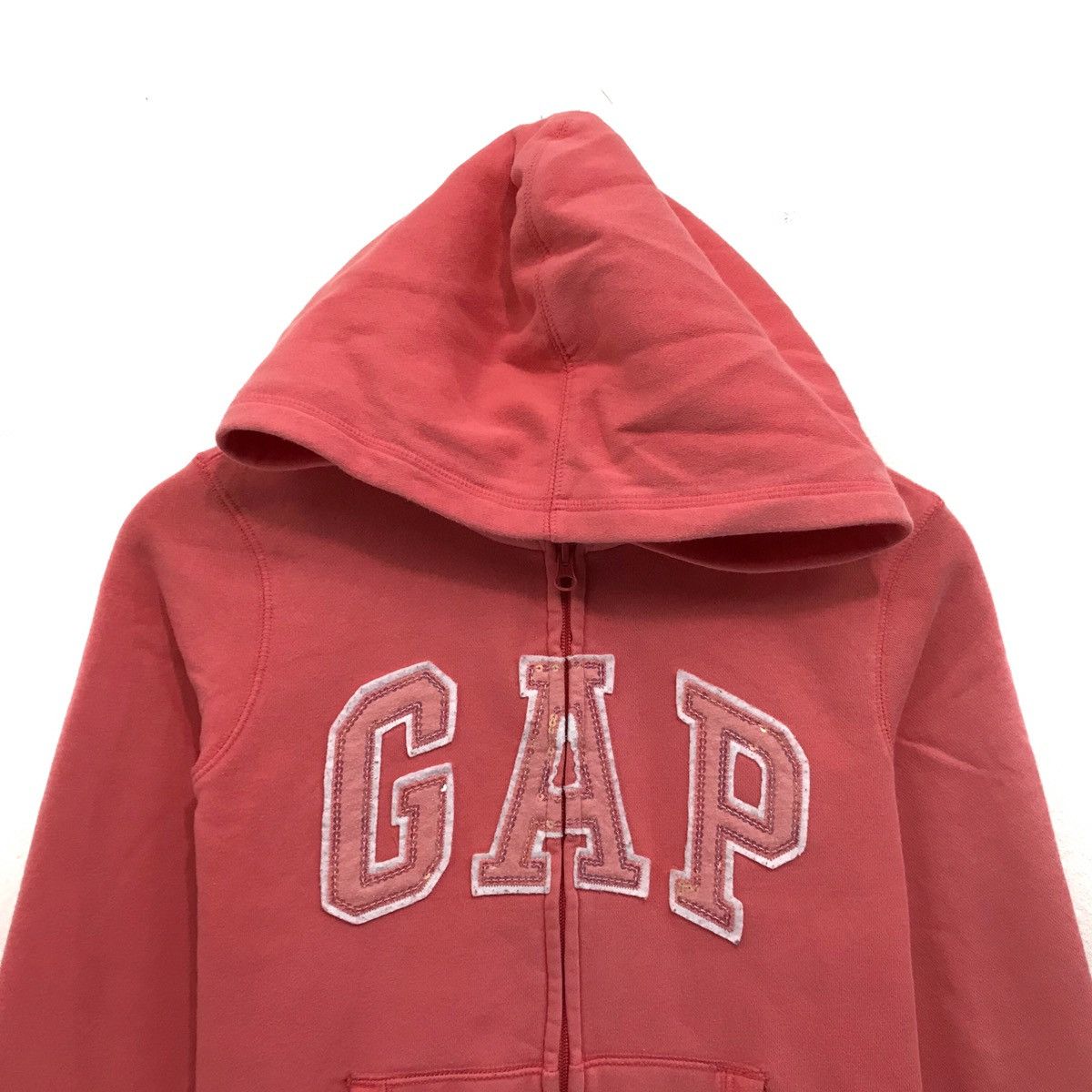 Gap × Japanese Brand × Vintage Vintage Gap Hoodie Sweatshirt Embroidery Big Logo Size S / US 4 / IT 40 - 3 Thumbnail