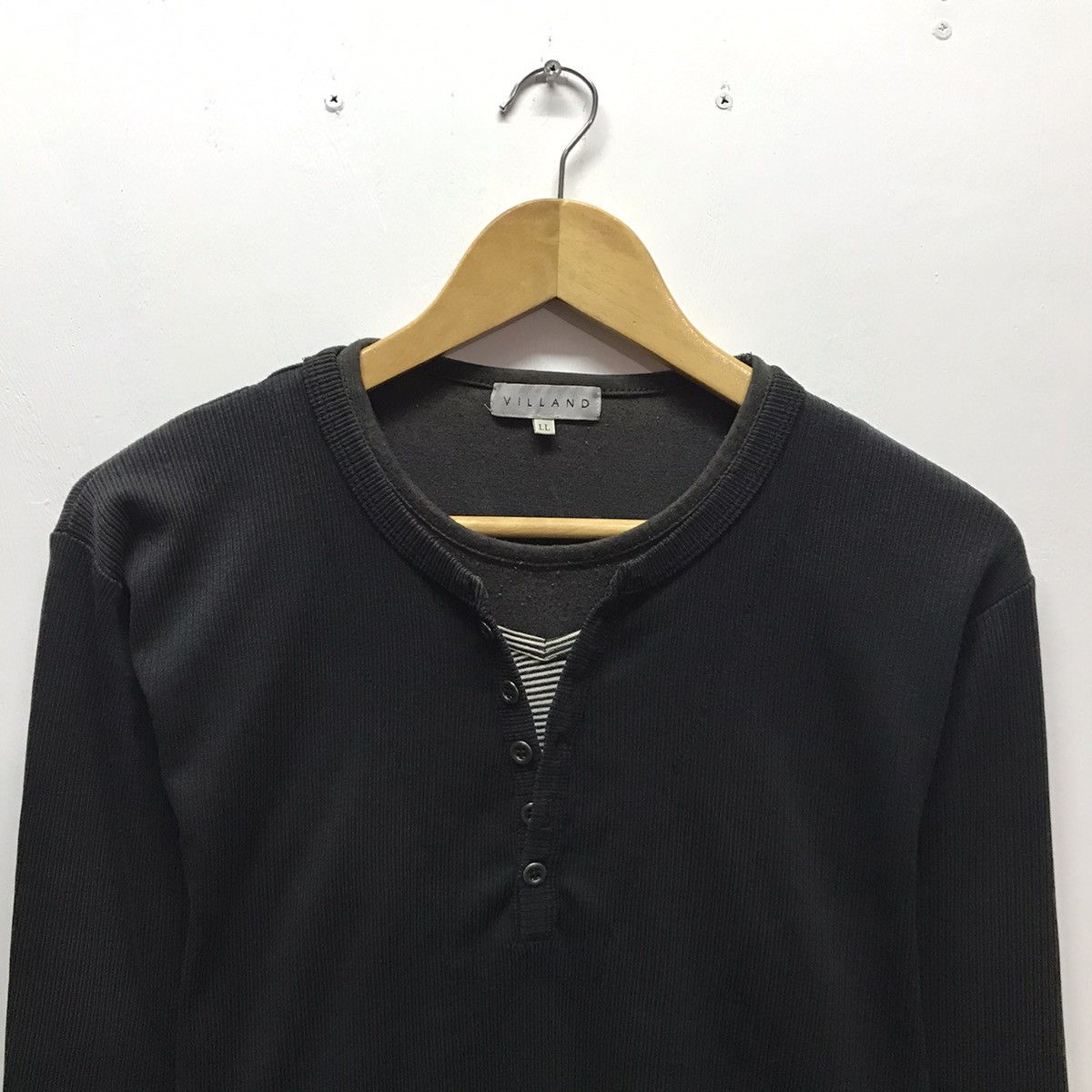 Japanese Brand × Other Vintage Villand Sweatshirt Half Button Size US M / EU 48-50 / 2 - 2 Thumbnail
