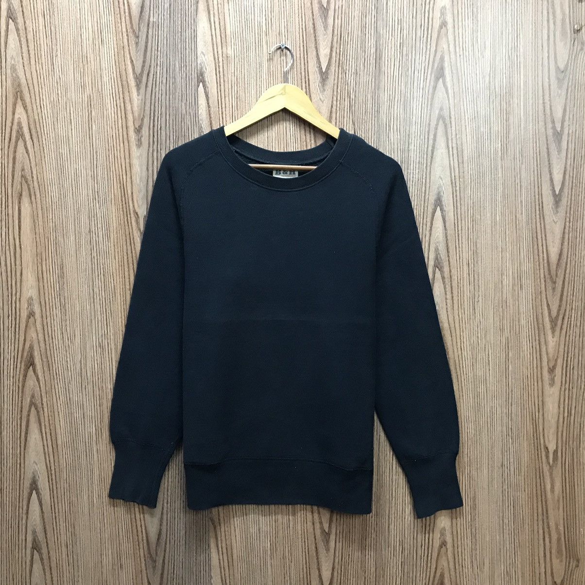 Vintage Plain Black Sweatshirt B&H Balance and Harmony