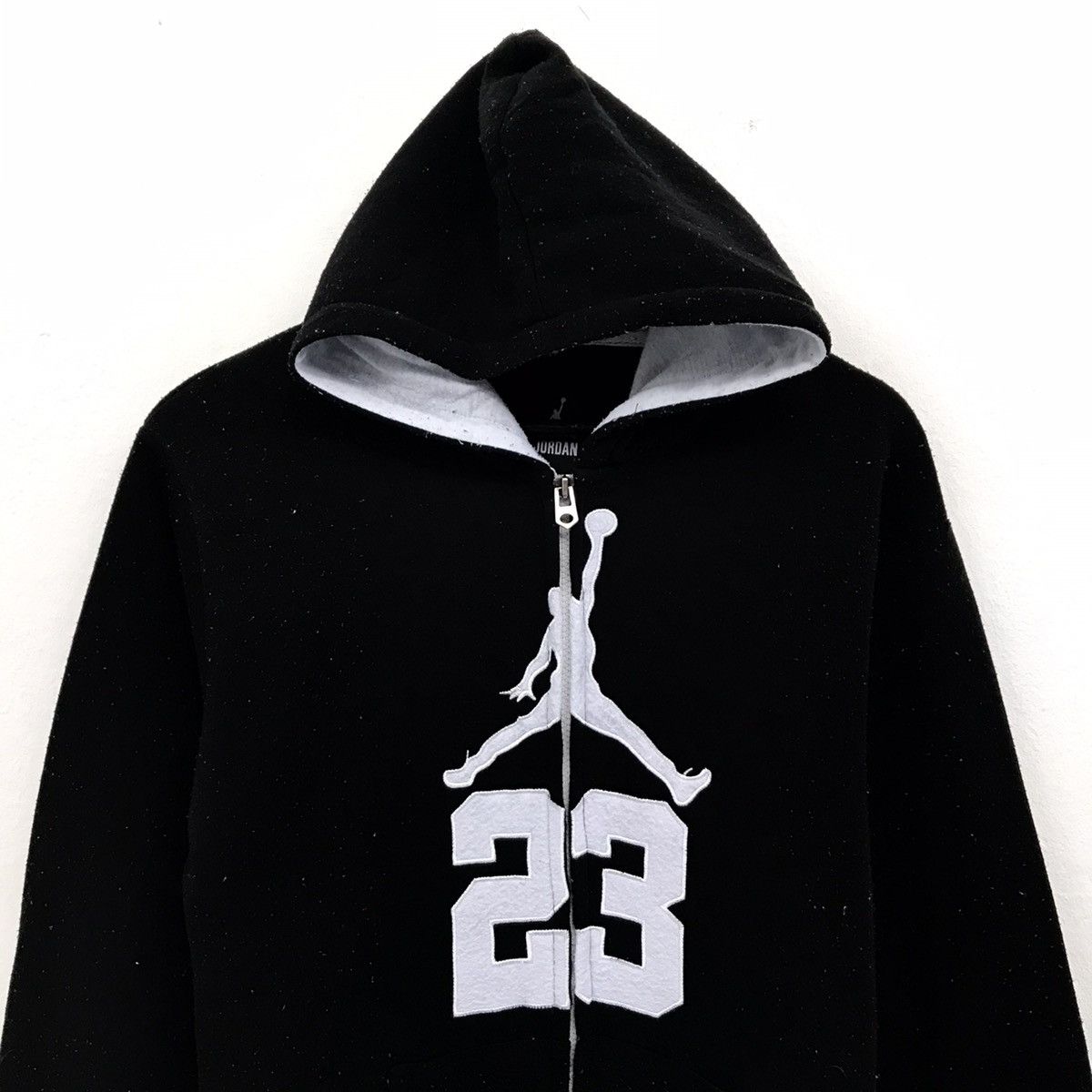 Japanese Brand × Jordan Brand × Vintage Vintage Jordan 23 Zipper Hoodies Sweatshirt Pullover Jumper Size US M / EU 48-50 / 2 - 2 Thumbnail