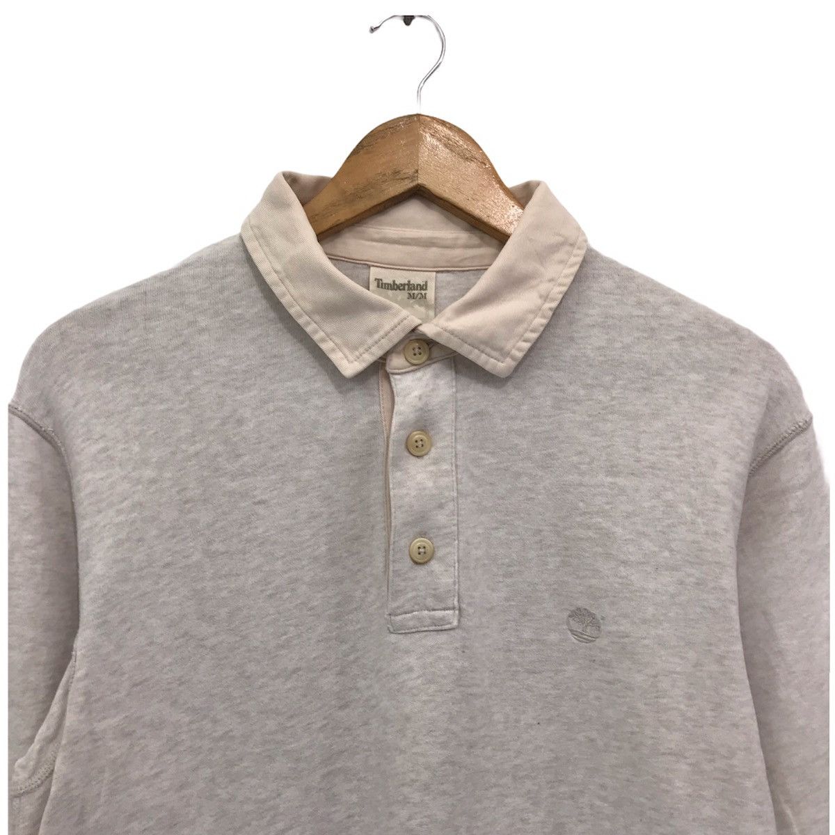 Japanese Brand × Timberland Timberland Sweatshirt Half Button Embroidery Timberland Size US M / EU 48-50 / 2 - 3 Thumbnail
