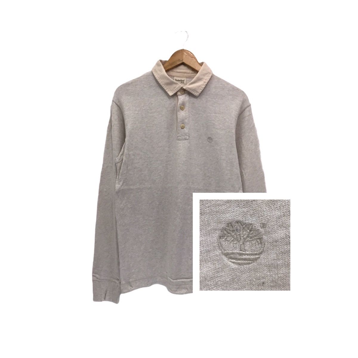 Japanese Brand × Timberland Timberland Sweatshirt Half Button Embroidery Timberland Size US M / EU 48-50 / 2 - 1 Thumbnail