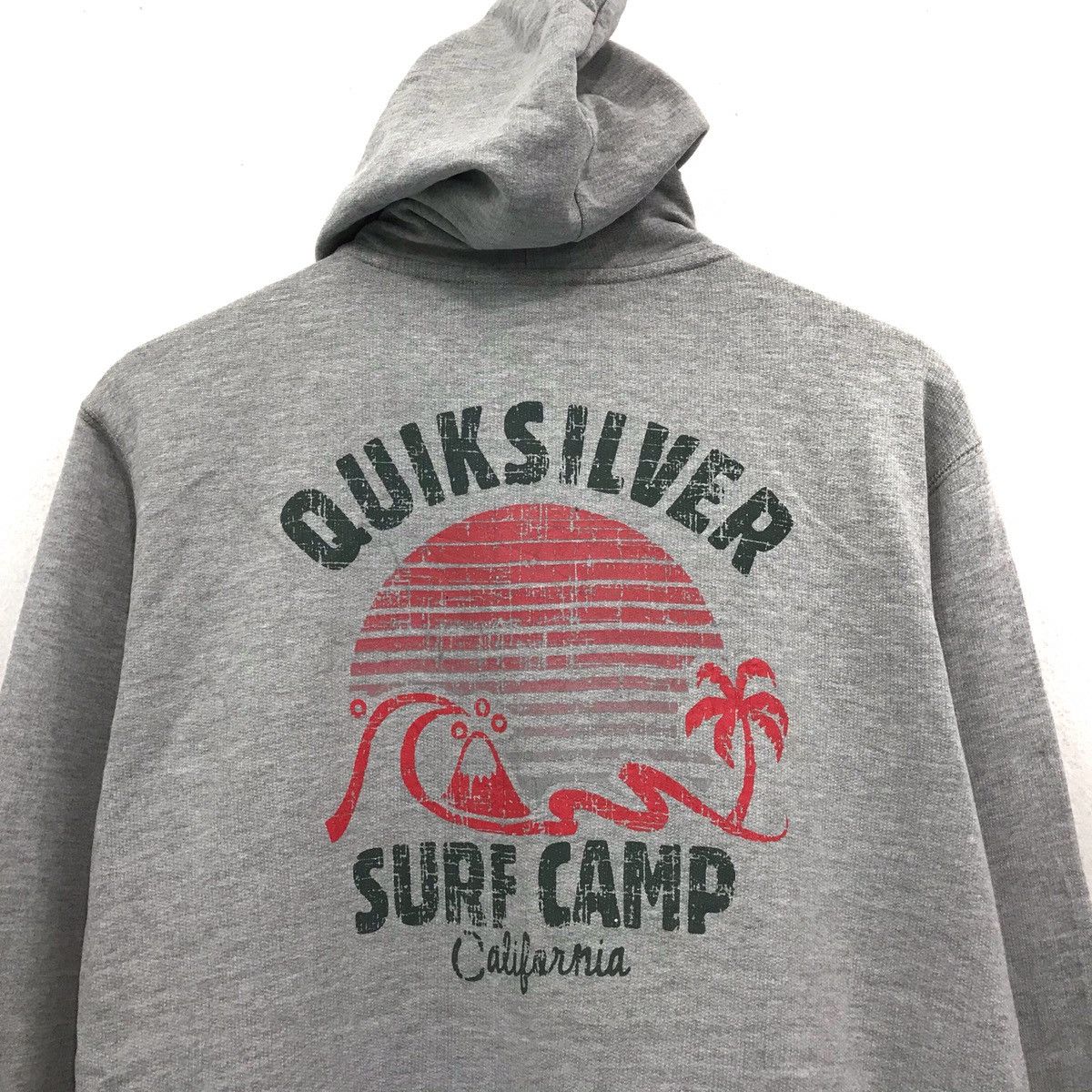 Quiksilver × Vintage Vintage Quiksilver Zipper Up Hoodie Sweatshirt Size US M / EU 48-50 / 2 - 2 Thumbnail