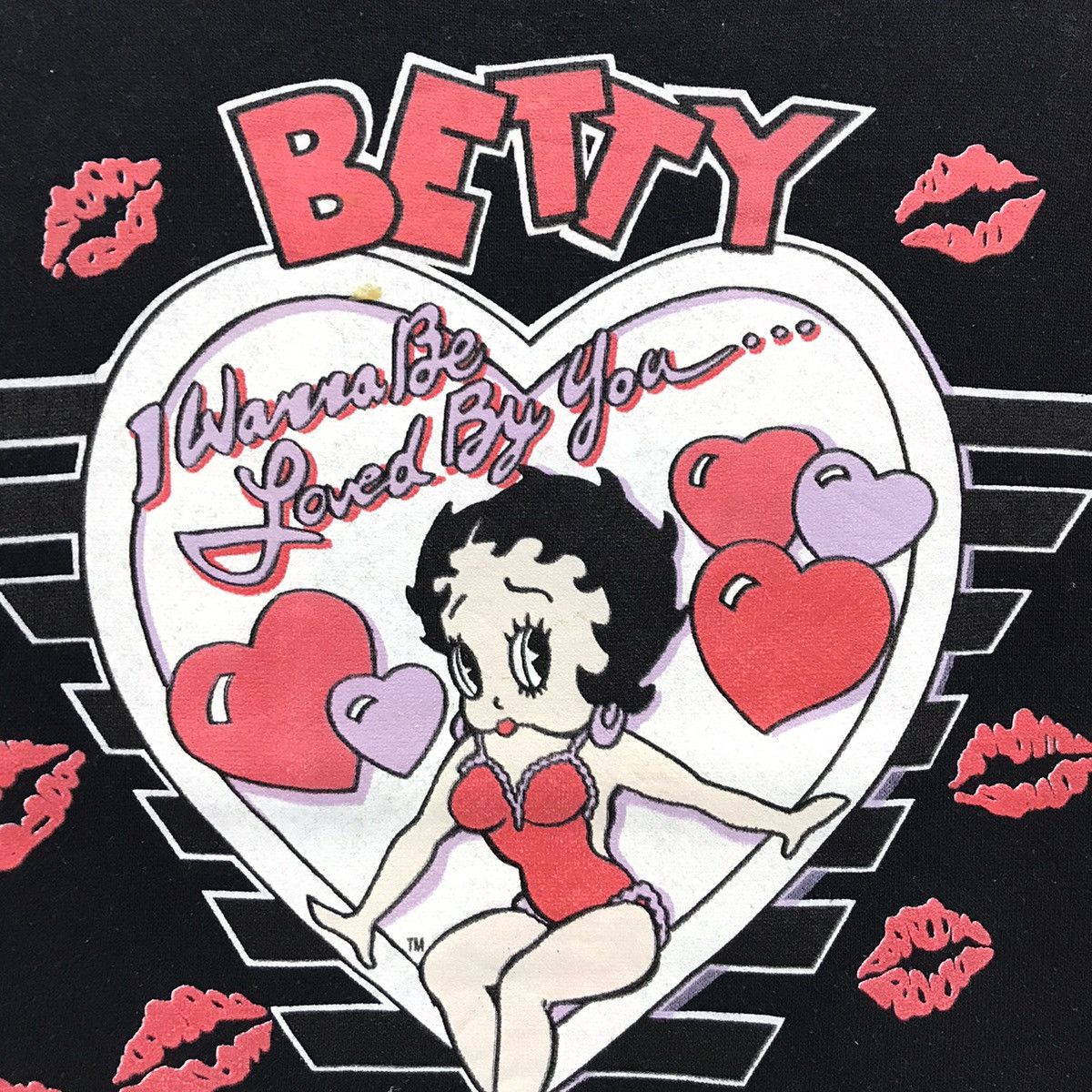Cartoon Network × Vintage Vintage Betty Boop Sweatshirt Pullover Jumper Cartoon Size US M / EU 48-50 / 2 - 5 Thumbnail