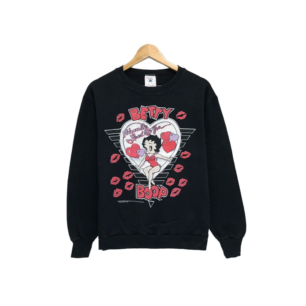Cartoon Network × Vintage Vintage Betty Boop Sweatshirt Pullover Jumper Cartoon Size US M / EU 48-50 / 2 - 1 Thumbnail