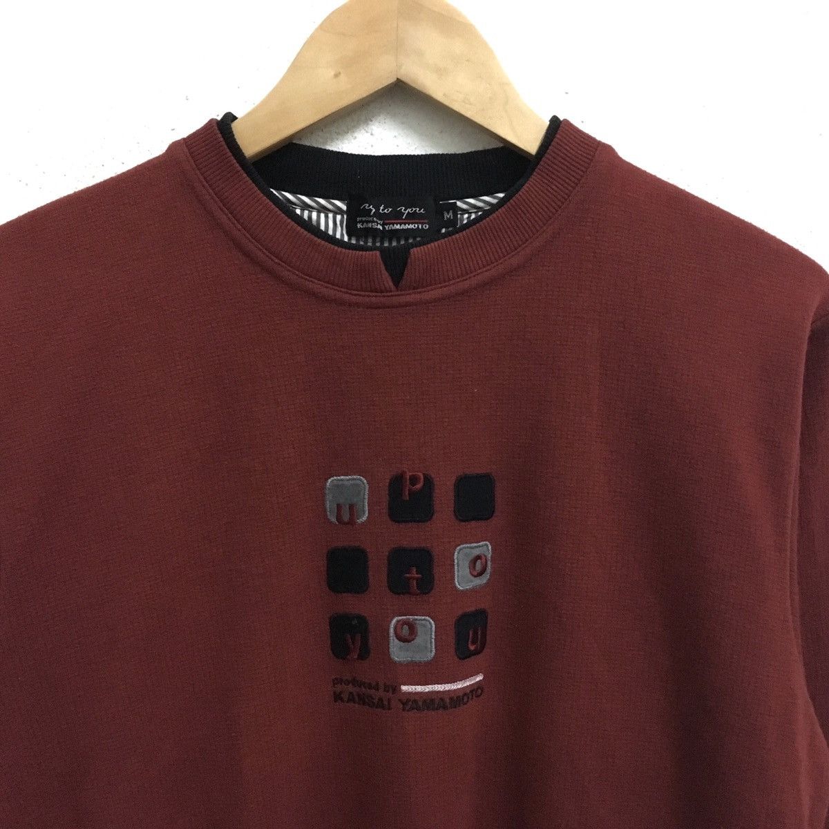 Kansai Yamamoto × Vintage VINTAGE KANSAI YAMAMOTO UP TO YOU BIG LOGO SWEATSHIRT Size US S / EU 44-46 / 1 - 3 Thumbnail