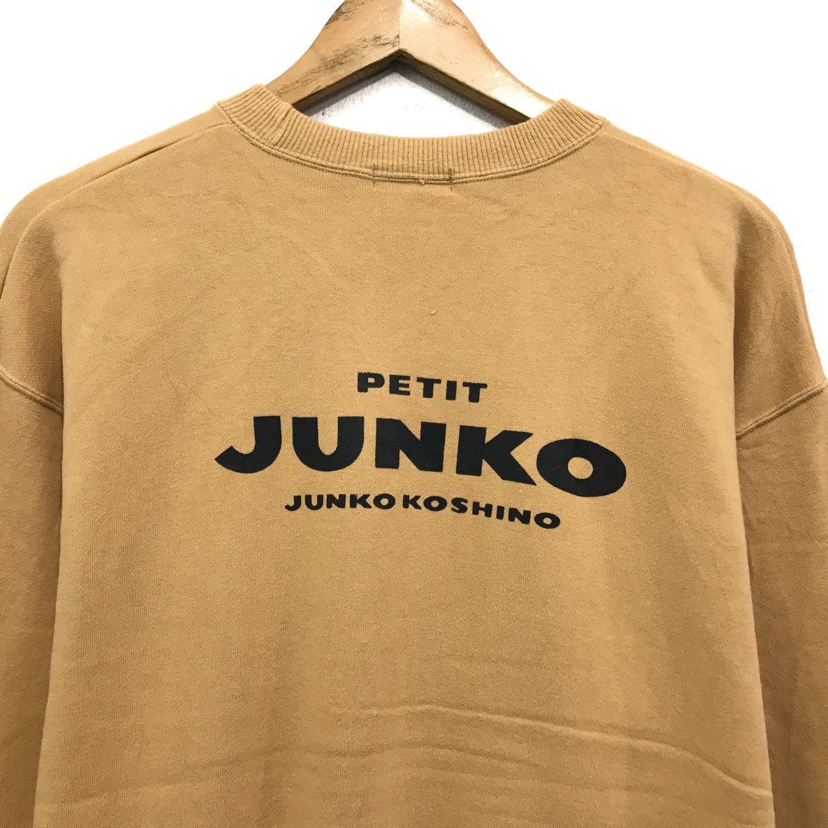 Japanese Brand × Junko Shimada × Michiko Koshino Vintage Junko Koshino Sweatshirt Biglogo Petit Junko Size US M / EU 48-50 / 2 - 2 Thumbnail