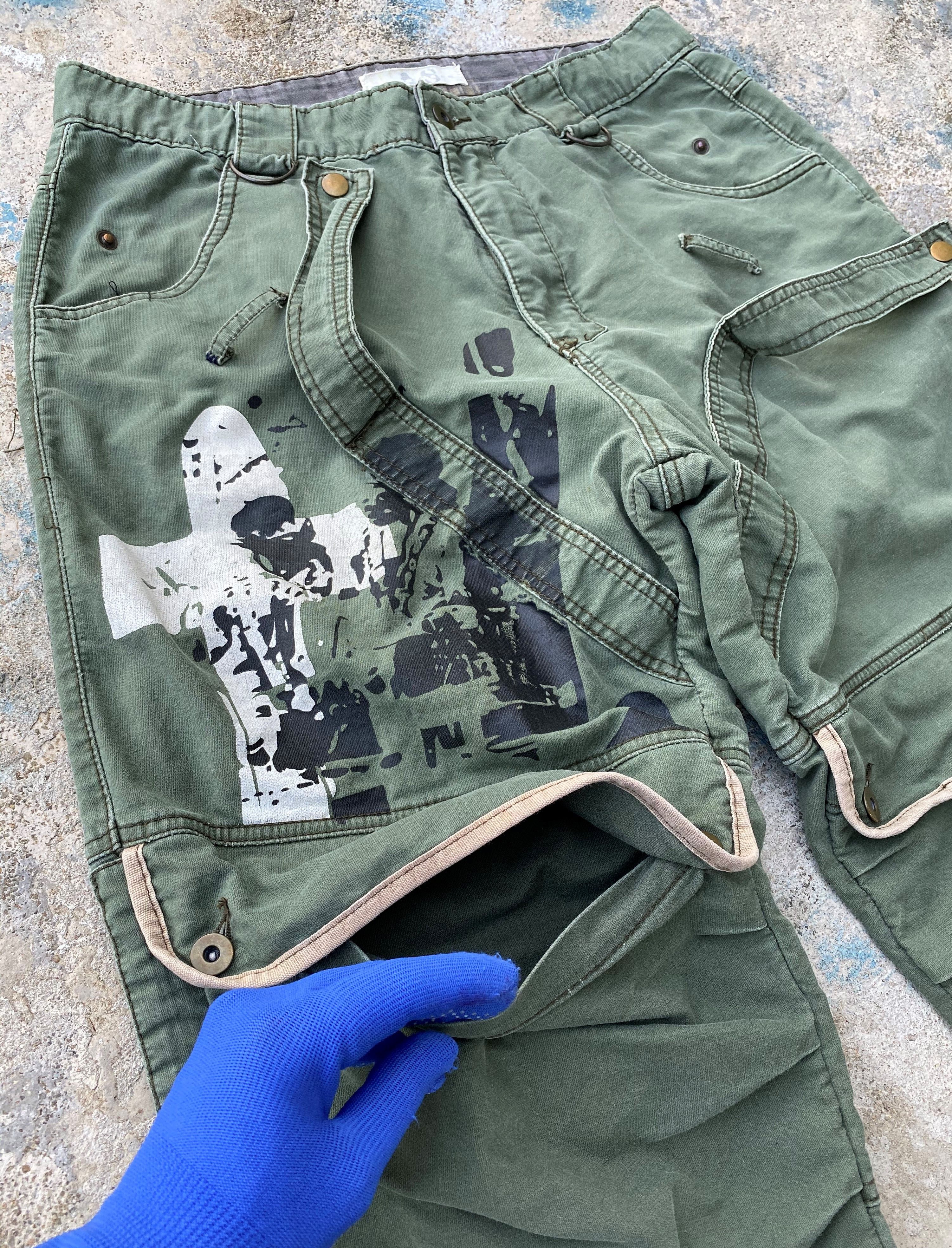 Japanese Brand RARE🔥As Collection Cargo Multi Pocket Bondage Trousers Size US 34 / EU 50 - 5 Thumbnail