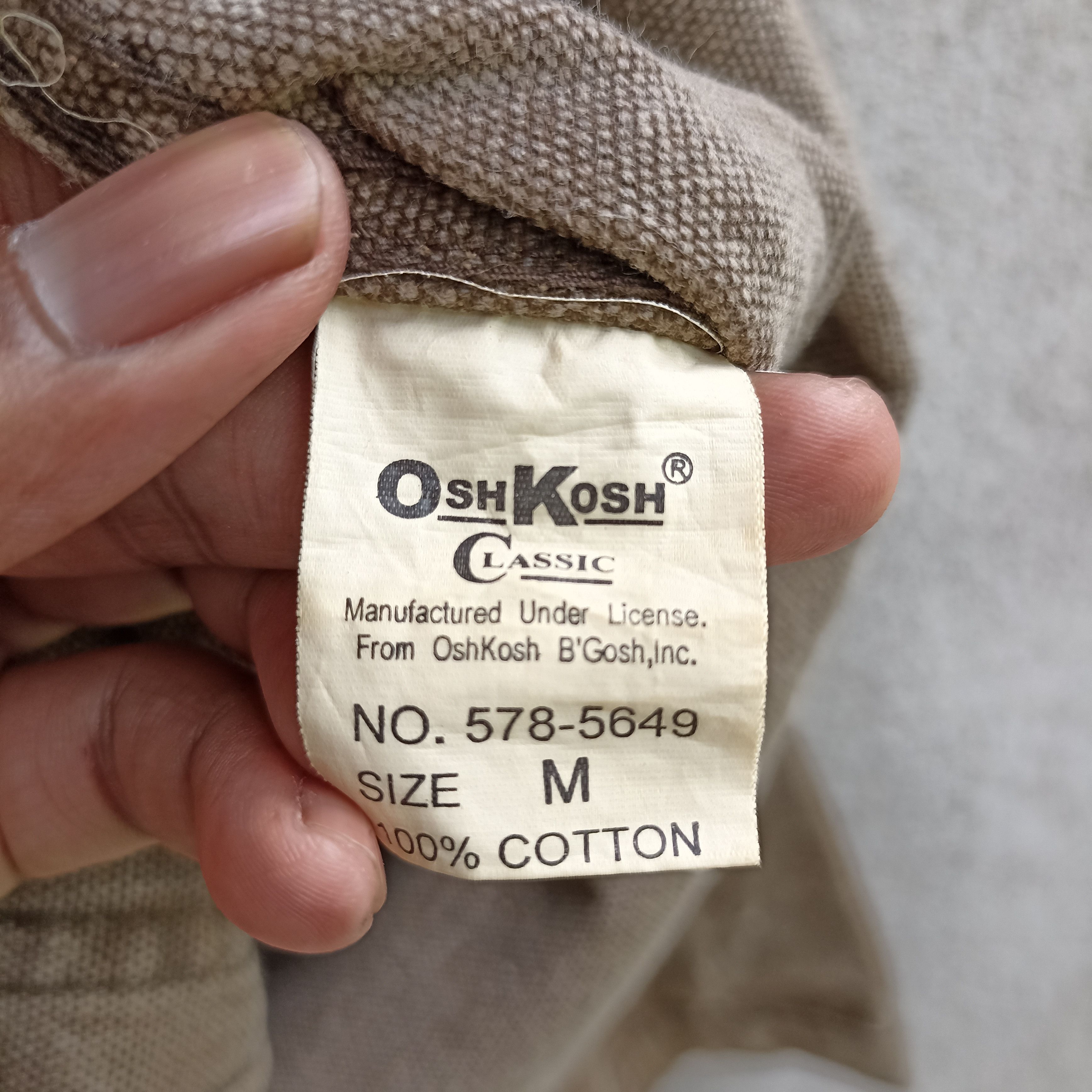 Oshkosh Faded Oshkosh Classic The Genuine Article Light Jacket Size US M / EU 48-50 / 2 - 9 Thumbnail