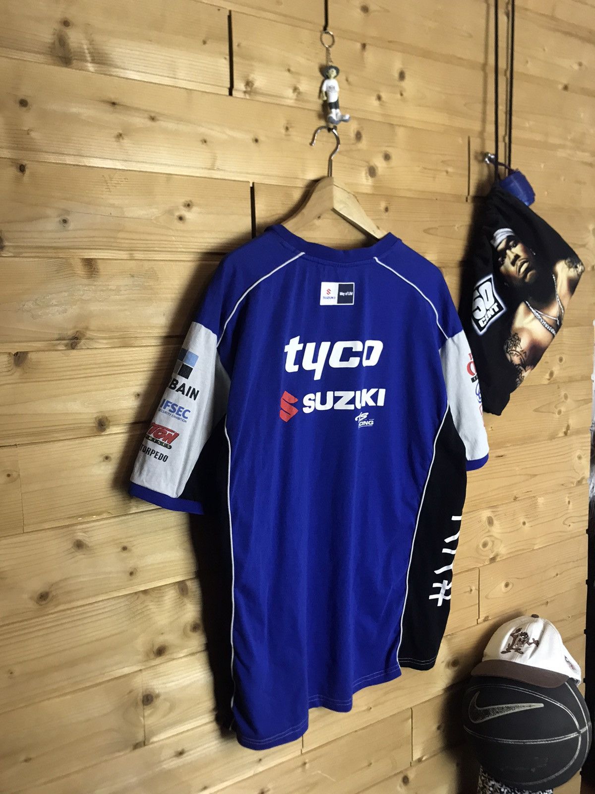 Vintage Vintage Suzuki t-shirt Size US XXL / EU 58 / 5 - 9 Thumbnail