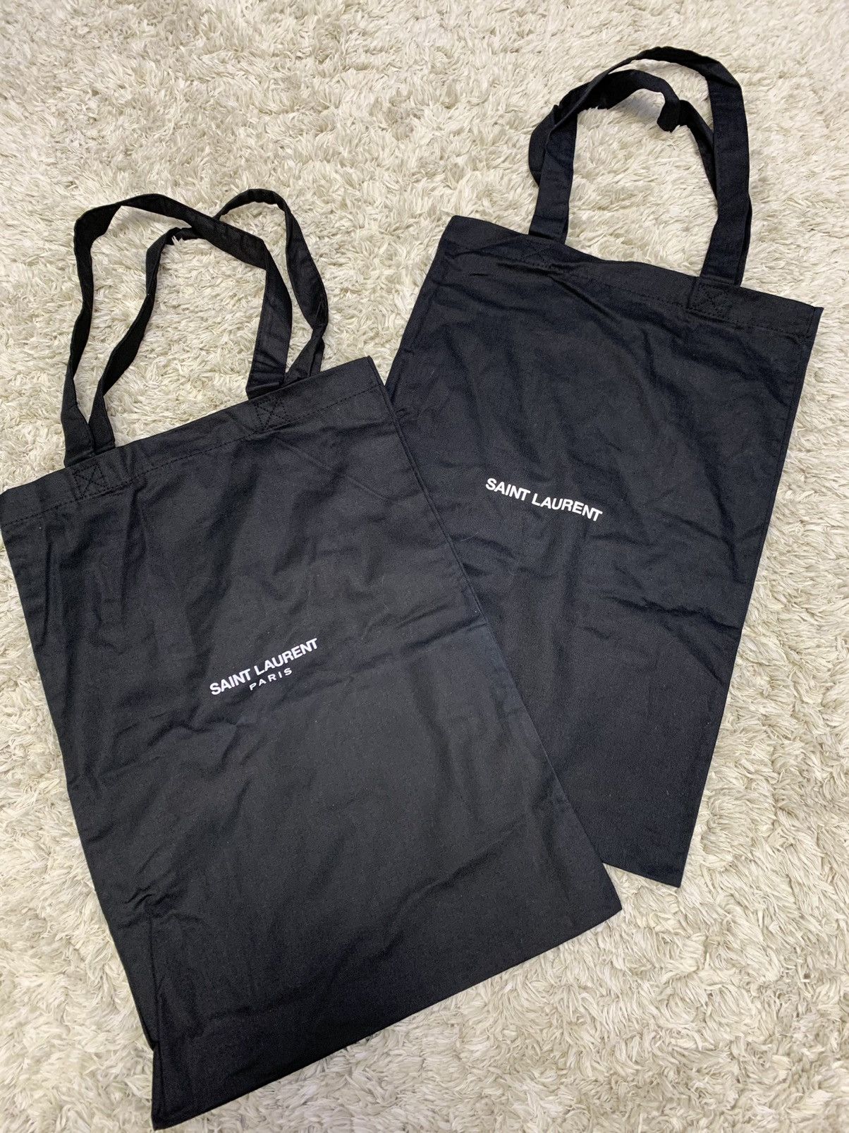 Hedi Slimane × Saint Laurent Paris “Saint Laurent Paris” Logo Tote Bag Size ONE SIZE - 1 Thumbnail