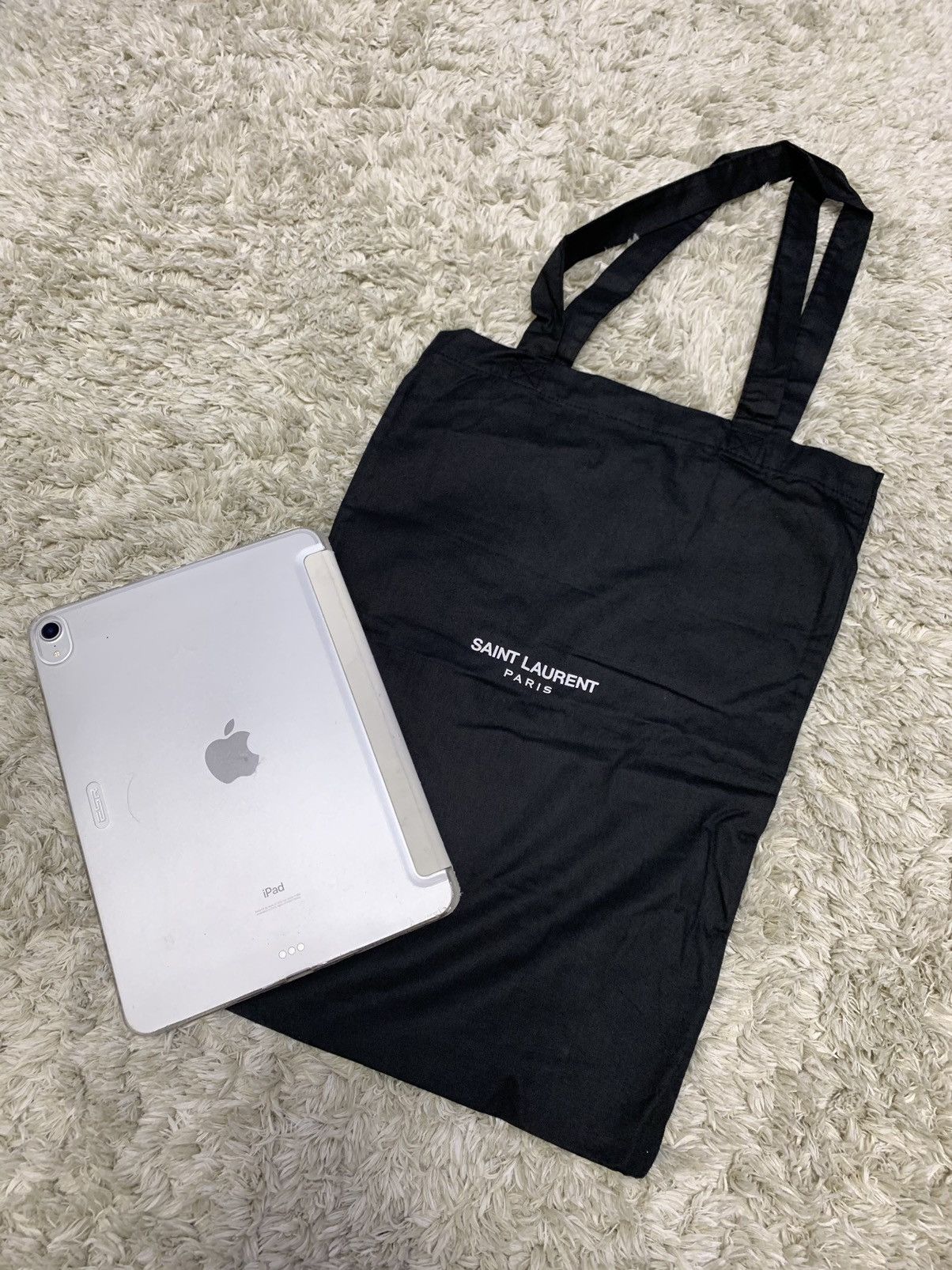 Hedi Slimane × Saint Laurent Paris “Saint Laurent Paris” Logo Tote Bag Size ONE SIZE - 2 Thumbnail