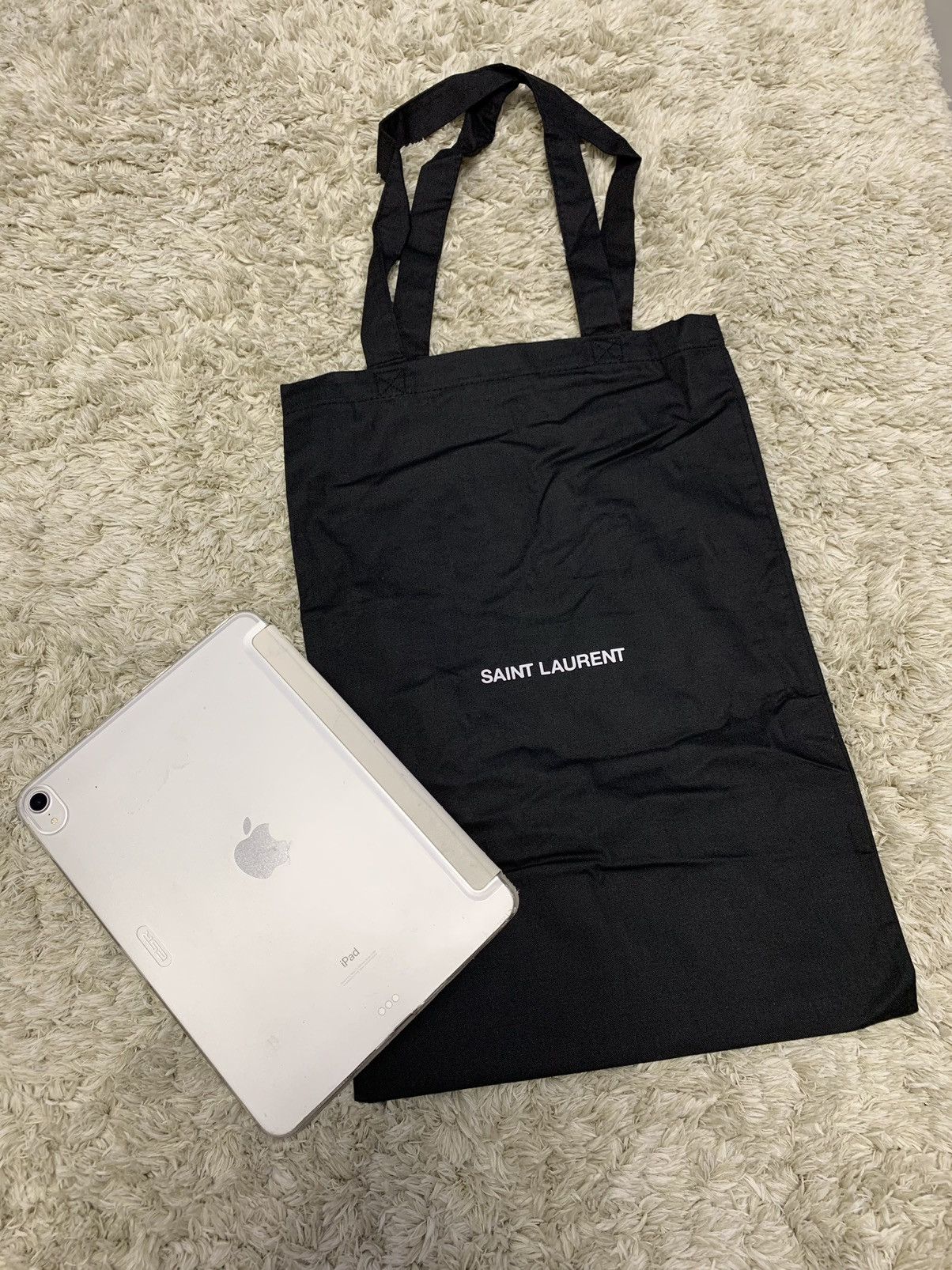 Hedi Slimane × Saint Laurent Paris “Saint Laurent Paris” Logo Tote Bag Size ONE SIZE - 3 Thumbnail