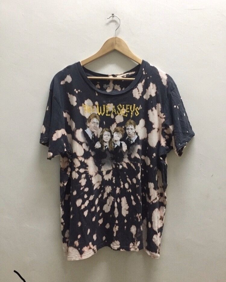 Vintage Vintage Harry Porter The Waisley Tie dye Bleach Size US XL / EU 56 / 4 - 1 Thumbnail