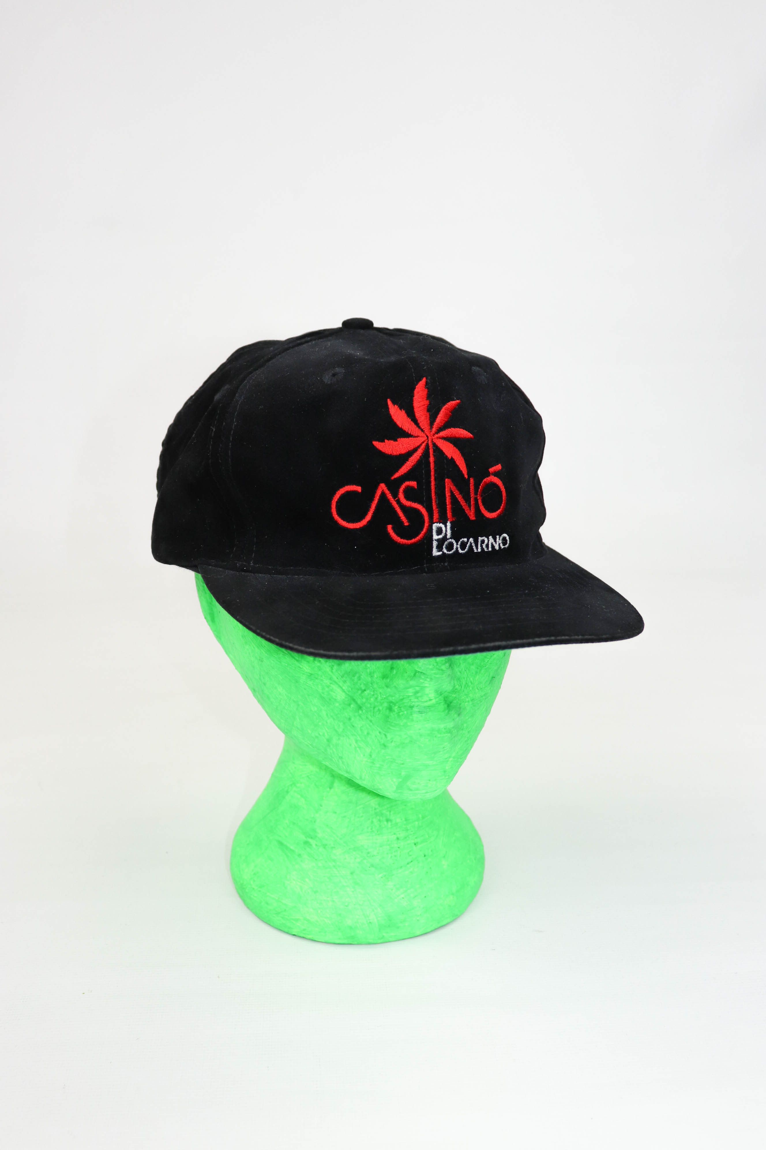 Vintage Casino Di Locarno Embroidered Big Logo Vintage Velvet Cap Size ONE SIZE - 1 Thumbnail