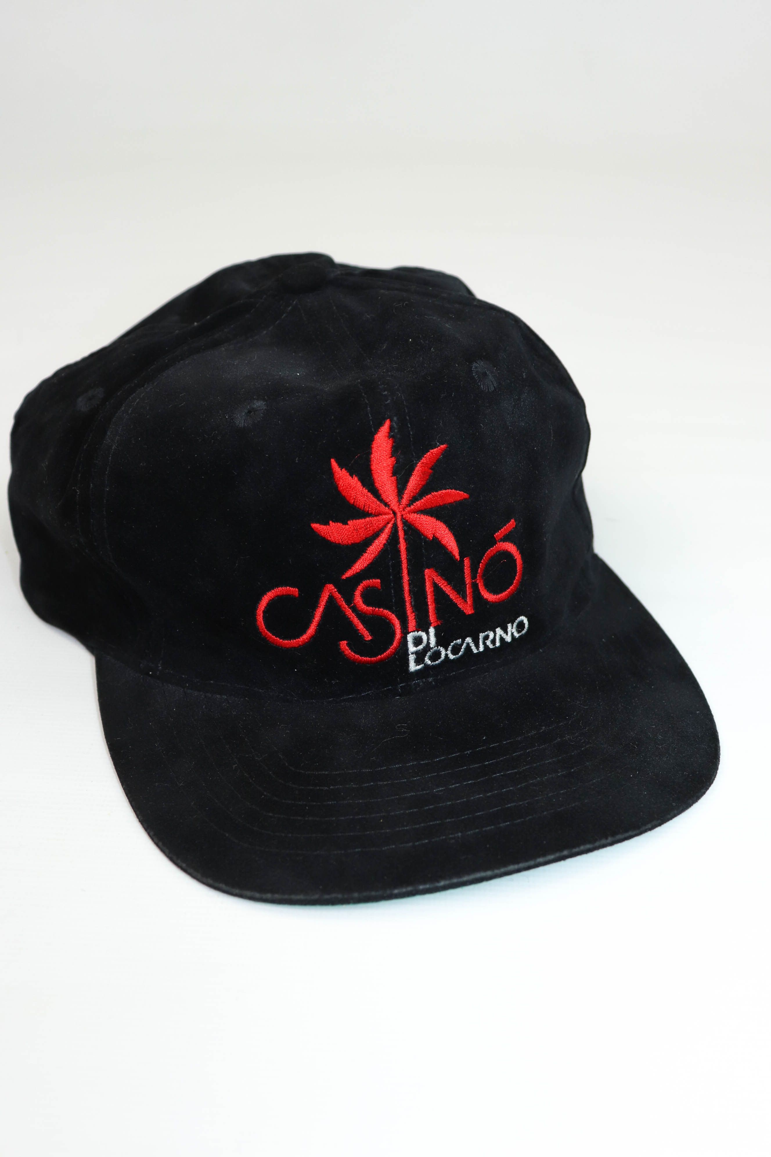 Vintage Casino Di Locarno Embroidered Big Logo Vintage Velvet Cap Size ONE SIZE - 7 Thumbnail