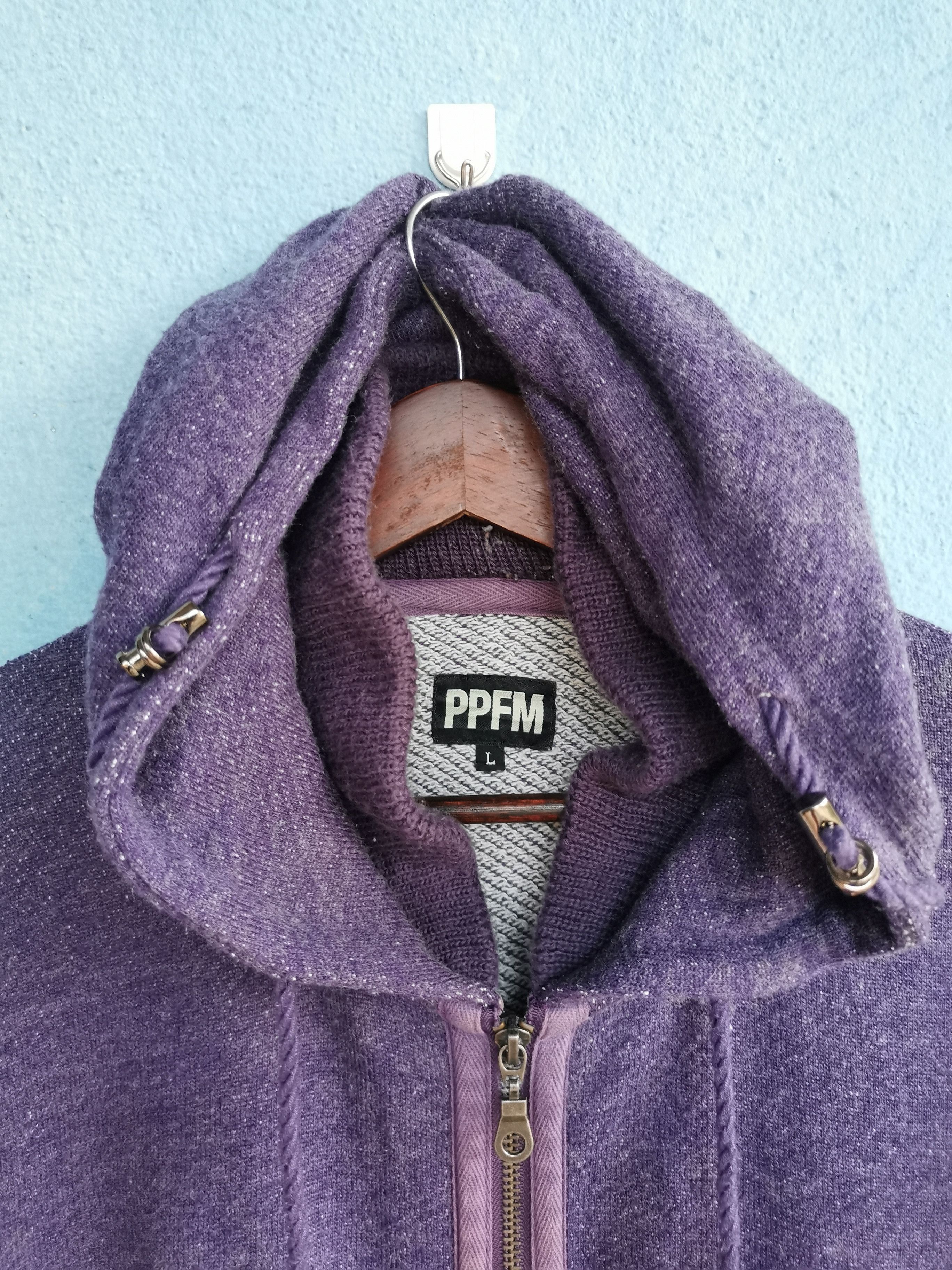 Japanese Brand PPFM Zipper Up Hoodie Size US L / EU 52-54 / 3 - 4 Thumbnail