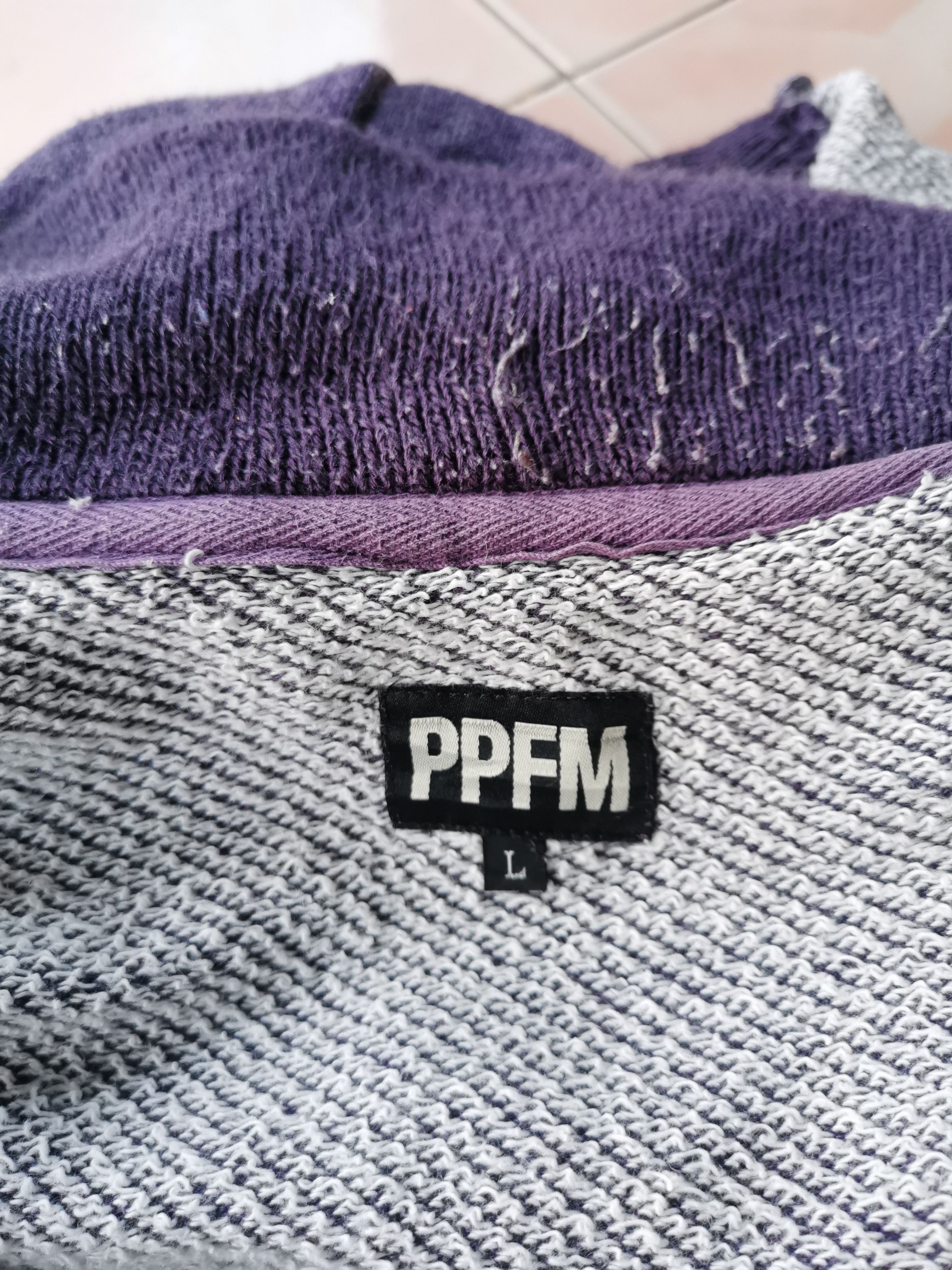 Japanese Brand PPFM Zipper Up Hoodie Size US L / EU 52-54 / 3 - 7 Thumbnail