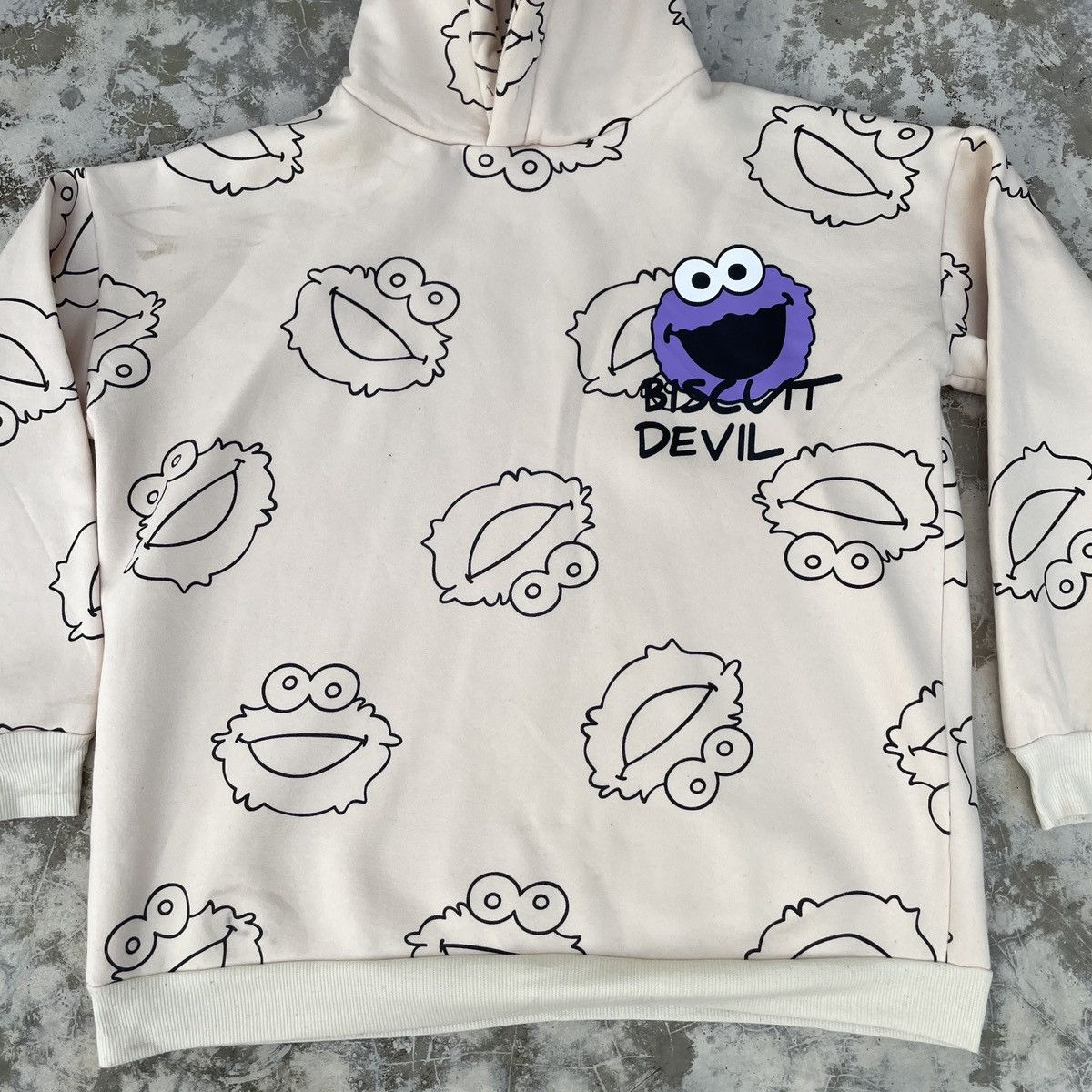 Japanese Brand × Vintage Vintage Elmo Biscuit Devil Monogram Hoodie Jacket Size US M / EU 48-50 / 2 - 3 Thumbnail
