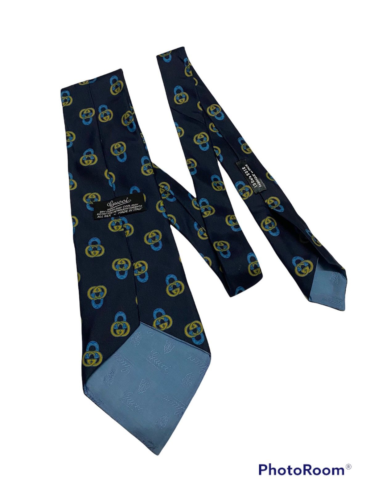 Gucci × Vintage Steals‼️Vintage Gucci Fullprint Necktie Size ONE SIZE - 2 Thumbnail