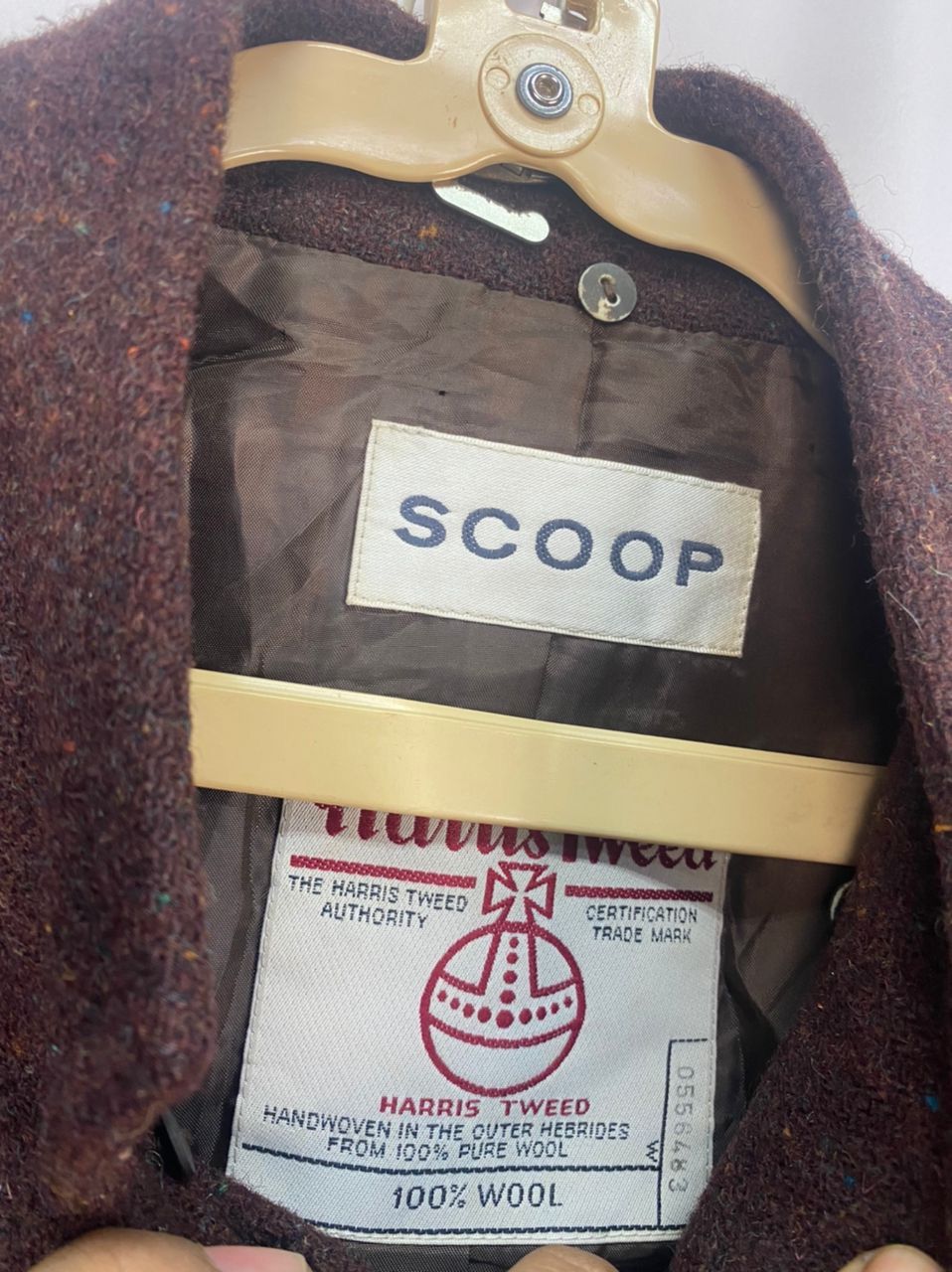 Harris Tweed Scoop wool croptop jacket by Harris tweed Size S / US 4 / IT 40 - 3 Thumbnail