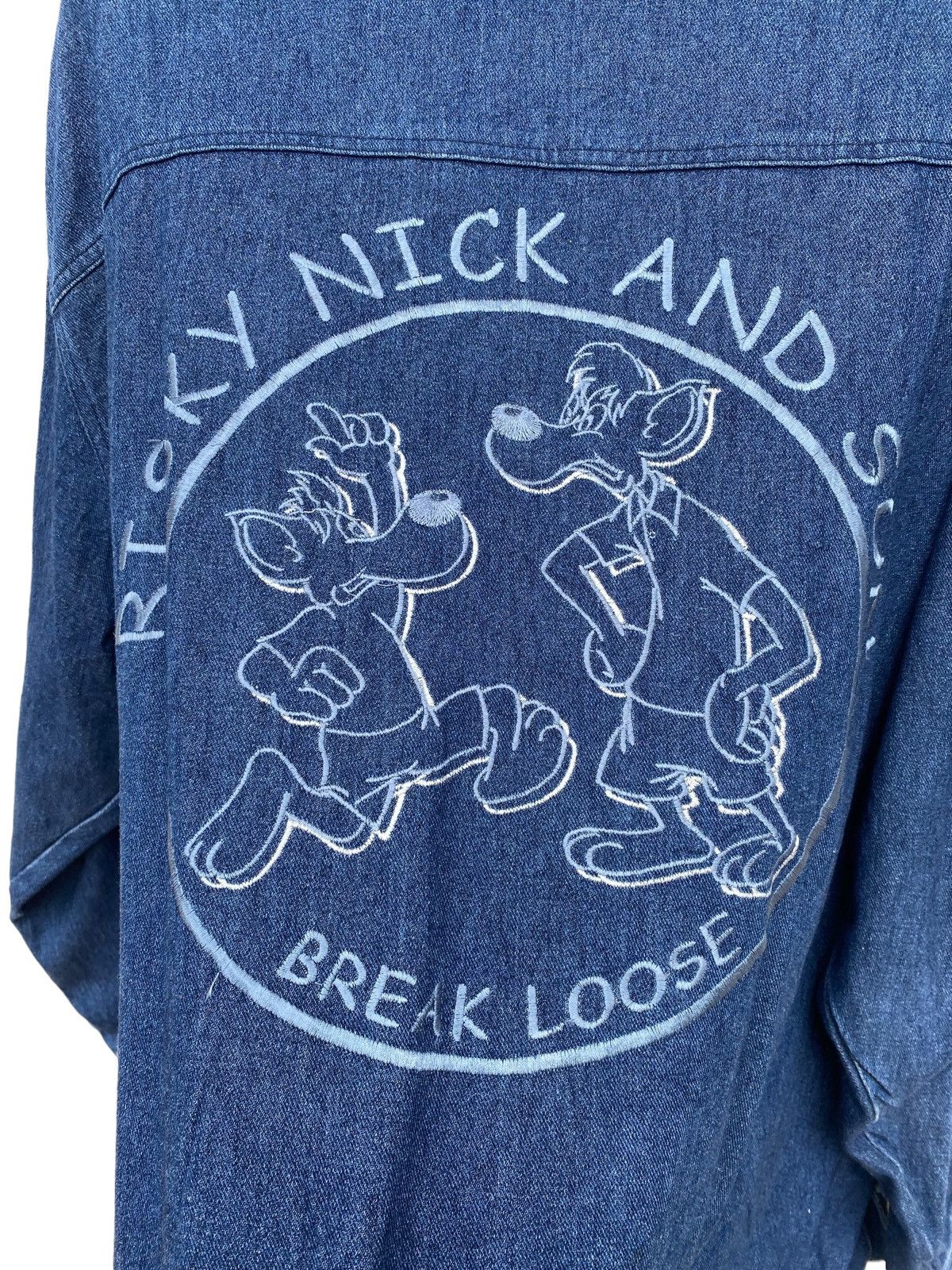 Japanese Brand Risky Nick & Son Denim jacket Size US L / EU 52-54 / 3 - 5 Thumbnail