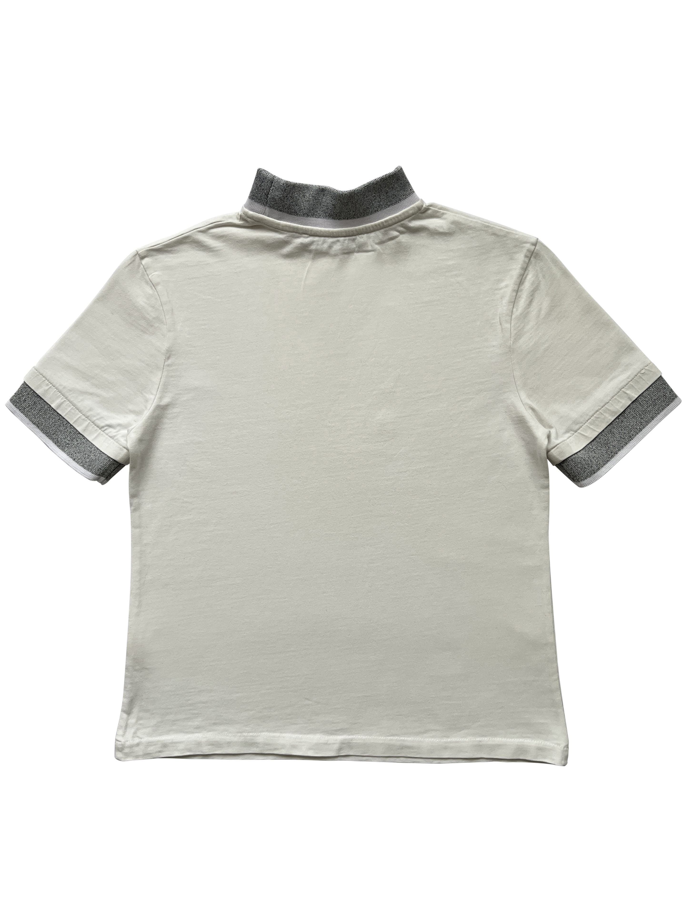 Acne Studios ⚡️QUICK SALE⚡️2017 Acne Studios White T-Shirt Silver Detail Size XXS / US 00 / IT 34 - 2 Thumbnail