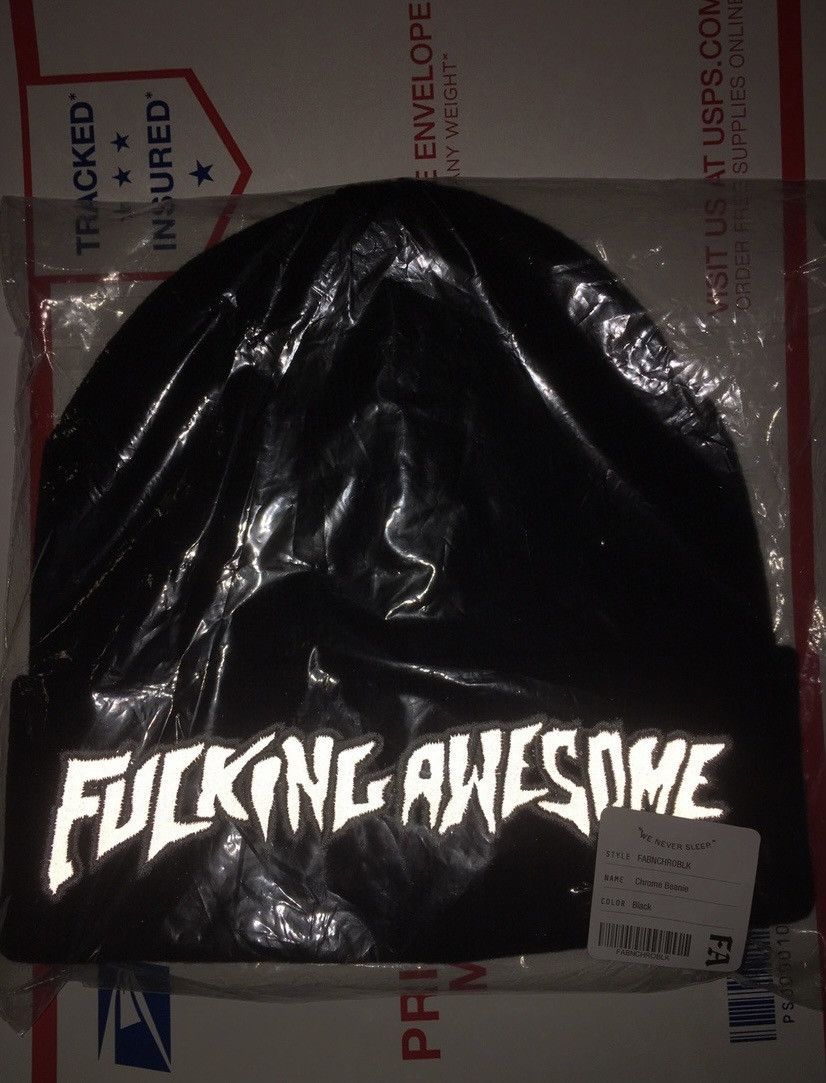 Fucking Awesome Chrome Beanie Size ONE SIZE - 4 Thumbnail