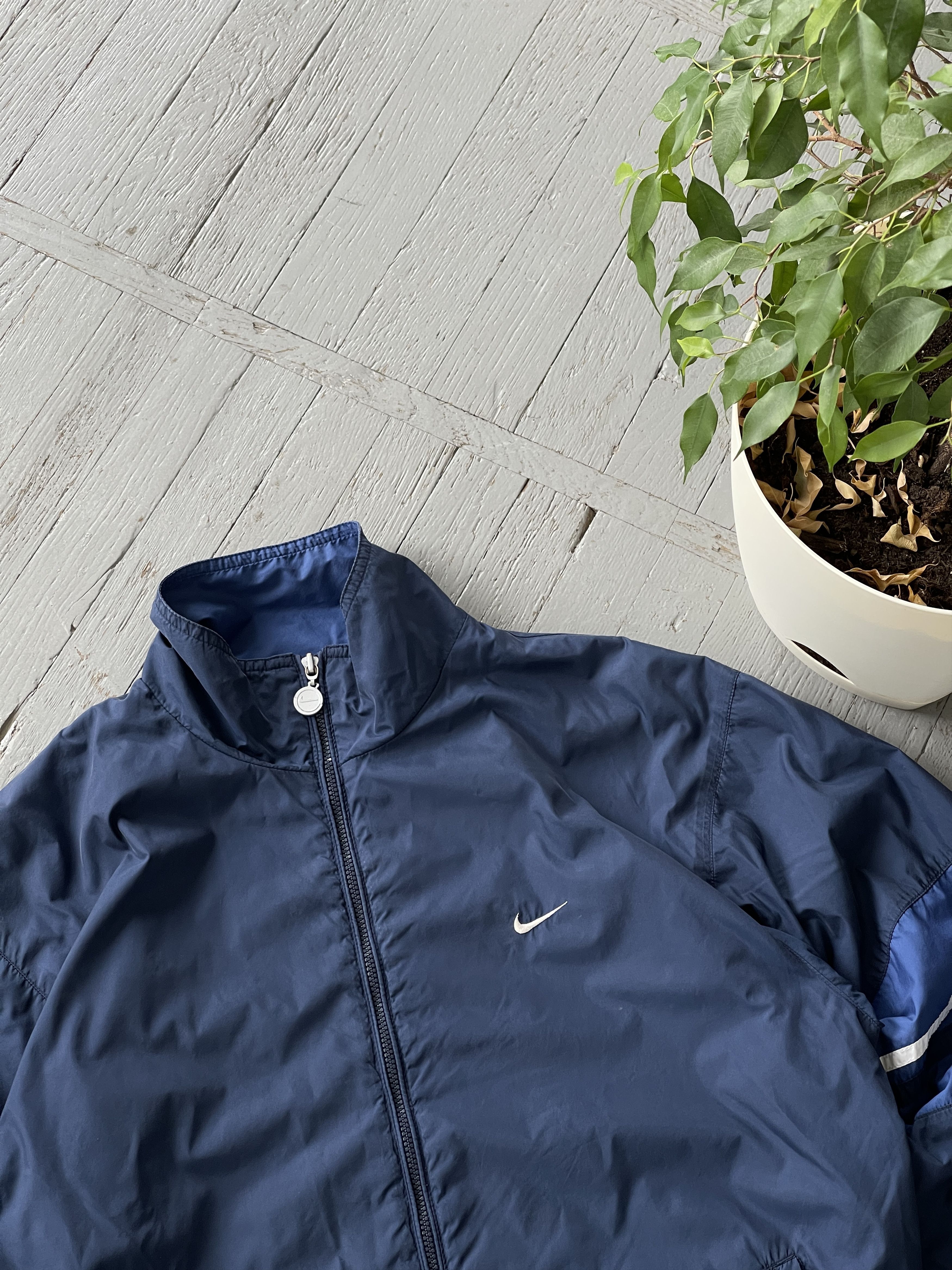 Nike × Vintage Vintage Nike Full Zip Nylon Jacket Size US S / EU 44-46 / 1 - 3 Thumbnail