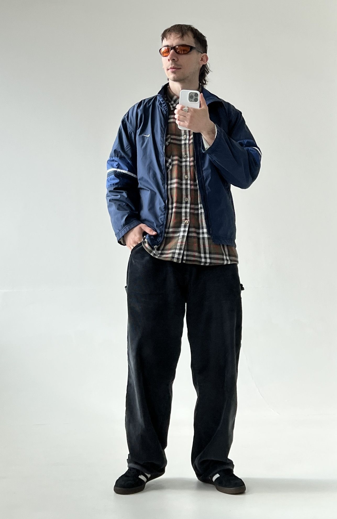 Nike × Vintage Vintage Nike Full Zip Nylon Jacket Size US S / EU 44-46 / 1 - 2 Thumbnail