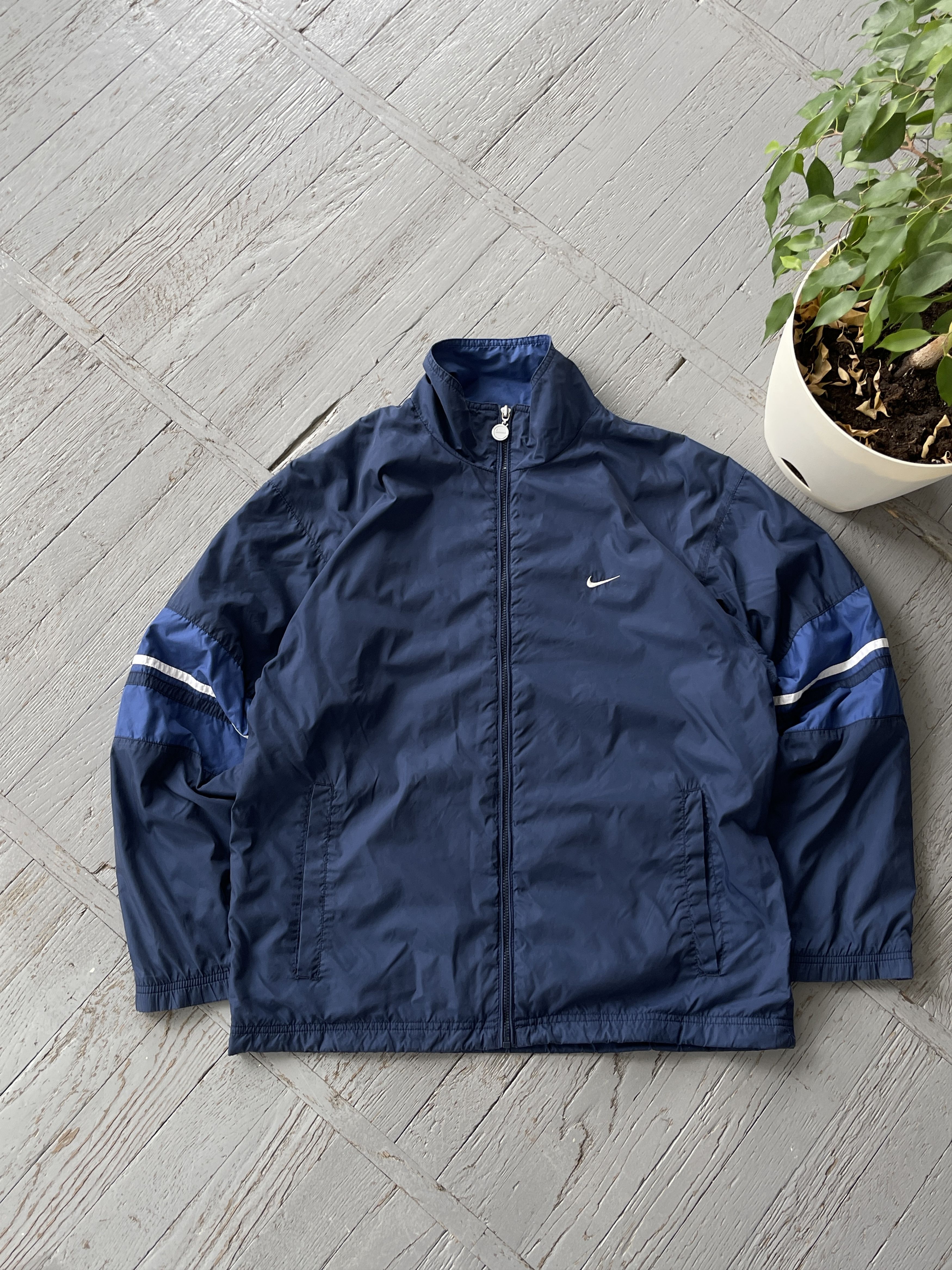 Nike × Vintage Vintage Nike Full Zip Nylon Jacket Size US S / EU 44-46 / 1 - 6 Thumbnail