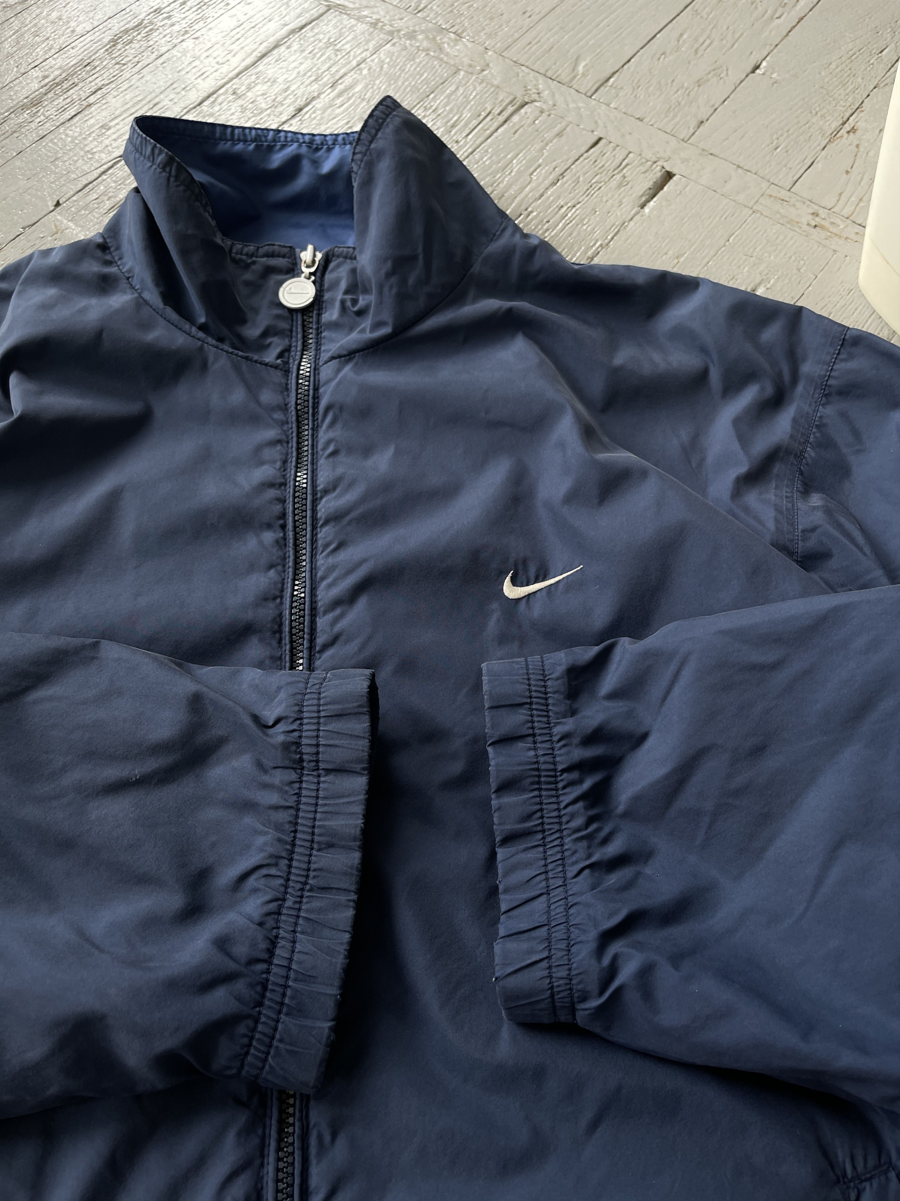 Nike × Vintage Vintage Nike Full Zip Nylon Jacket Size US S / EU 44-46 / 1 - 4 Thumbnail