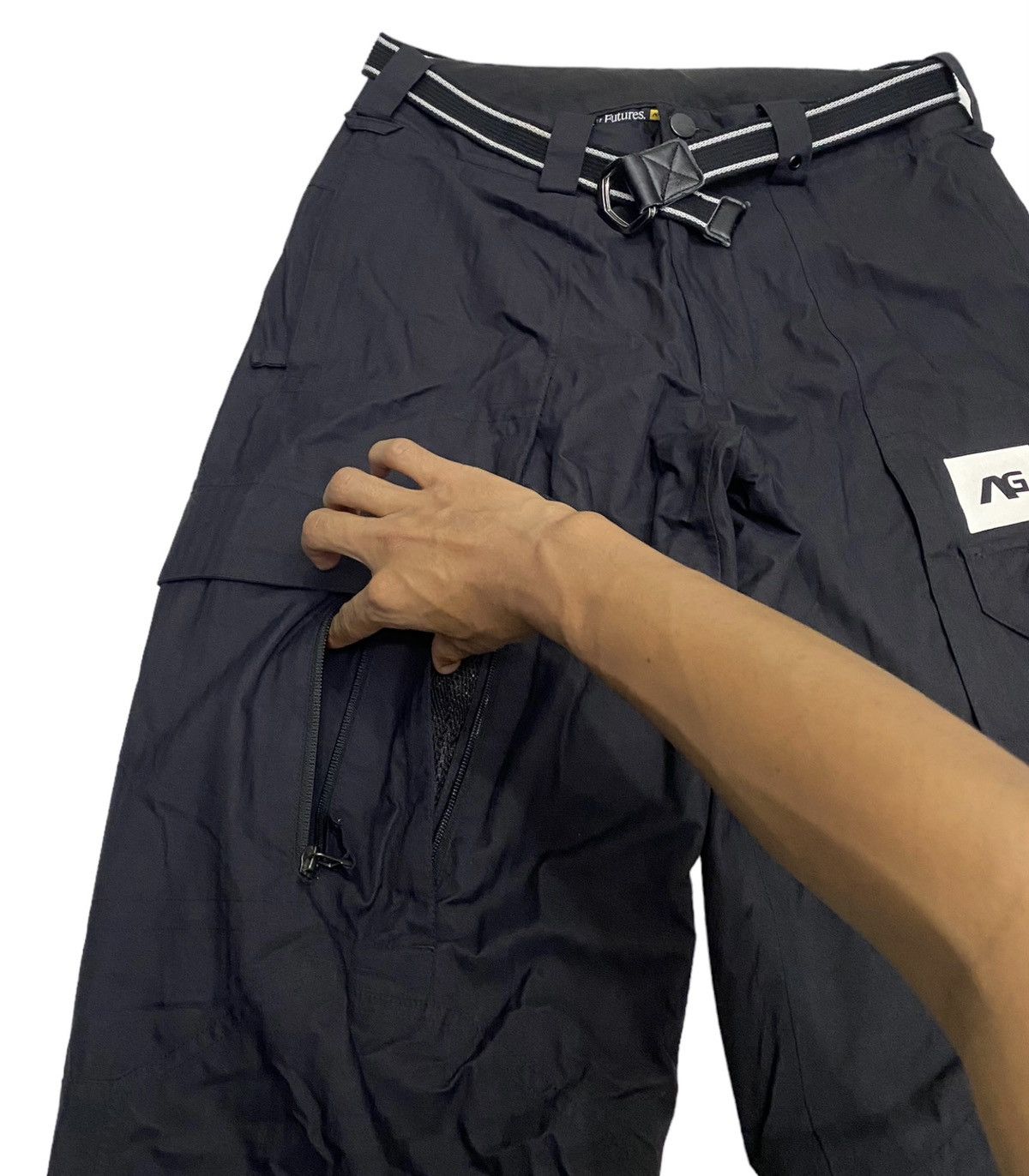 Hiroshi Fujiwara ANALOG AG DESIGN UNLIKELY FUTURES MULTI POCKET SKI PANTS Size US 34 / EU 50 - 8 Thumbnail