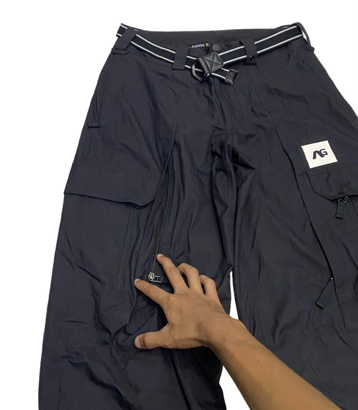 Hiroshi Fujiwara ANALOG AG DESIGN UNLIKELY FUTURES MULTI POCKET SKI PANTS Size US 34 / EU 50 - 7 Thumbnail