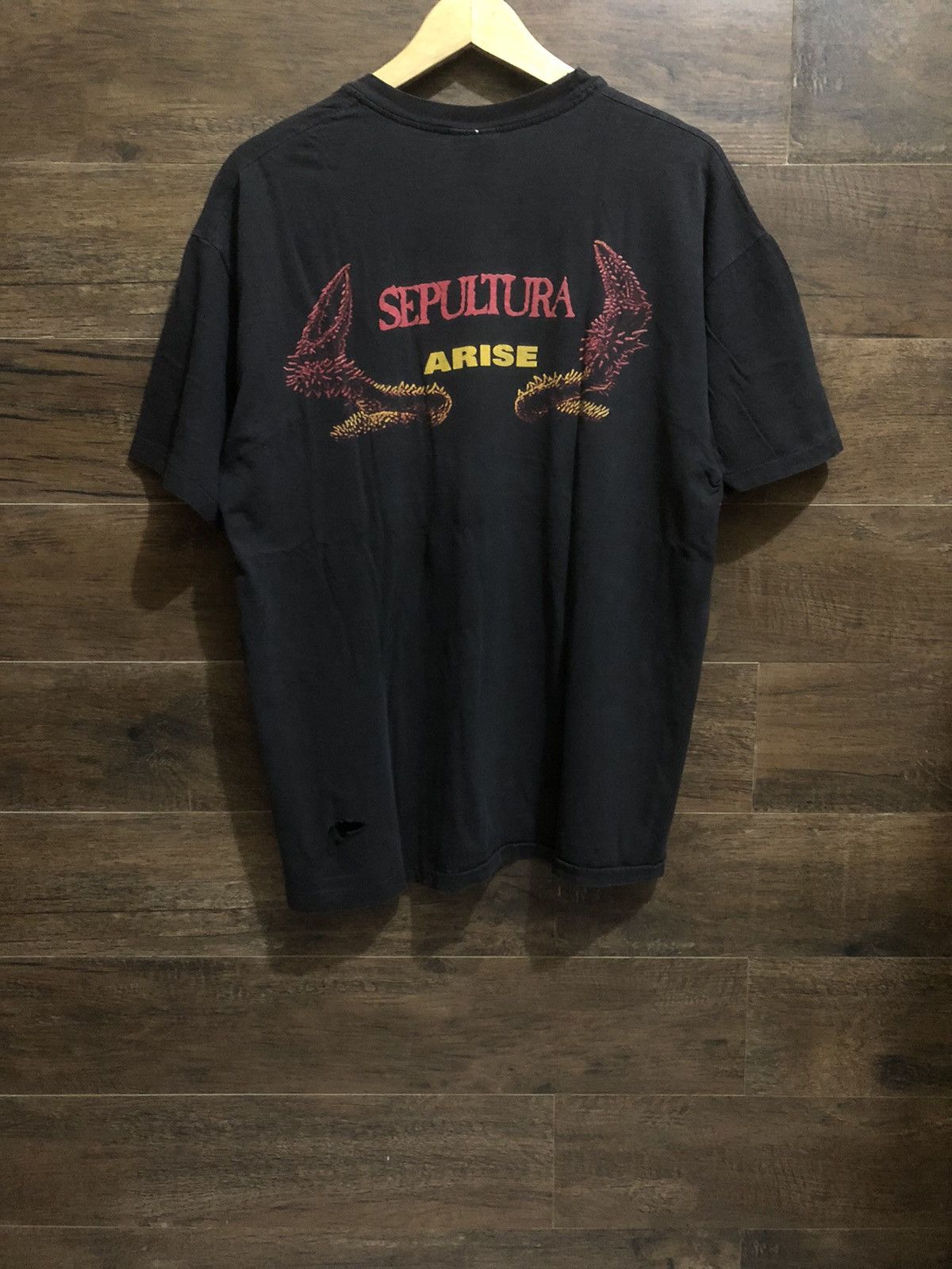 Band Tees × Vintage Vintage Sepultura Arise 1991 Shirt Soulfly Size US XL / EU 56 / 4 - 3 Thumbnail