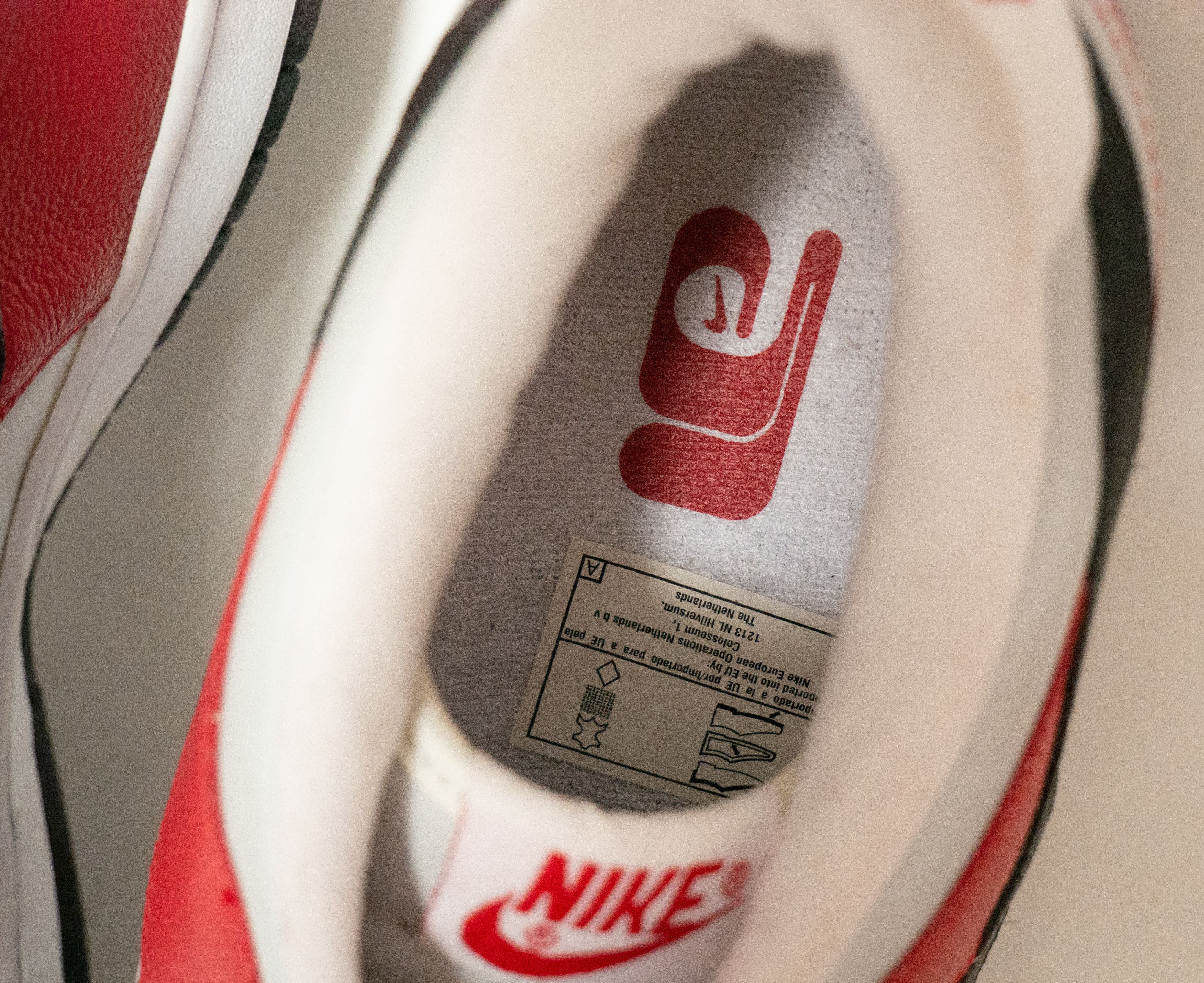 Nike Vintage 2005 Nike Dunk Low Red Sail Black Chicago Rare 14 Size US 14 / EU 47 - 8 Thumbnail