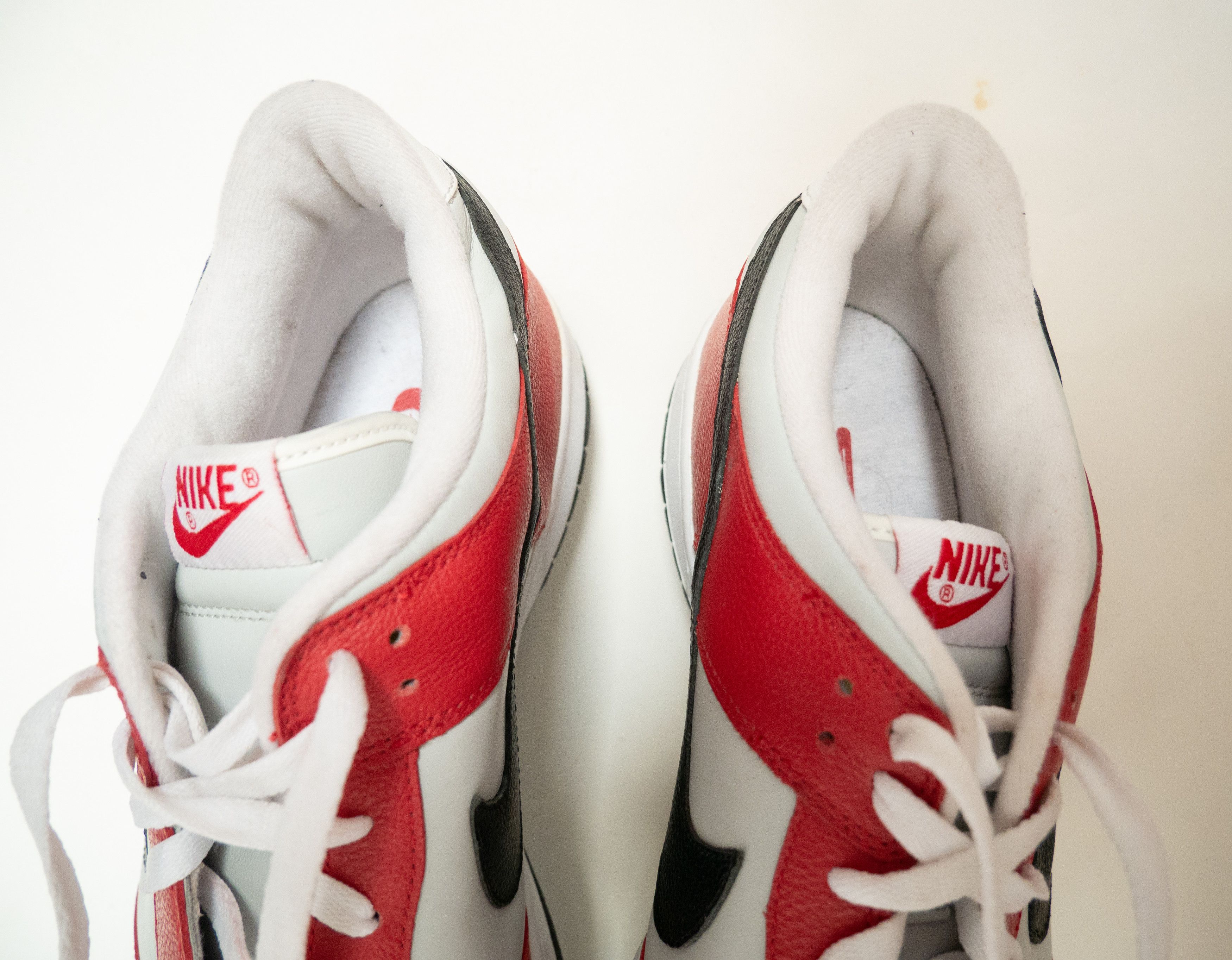 Nike Vintage 2005 Nike Dunk Low Red Sail Black Chicago Rare 14 Size US 14 / EU 47 - 7 Thumbnail
