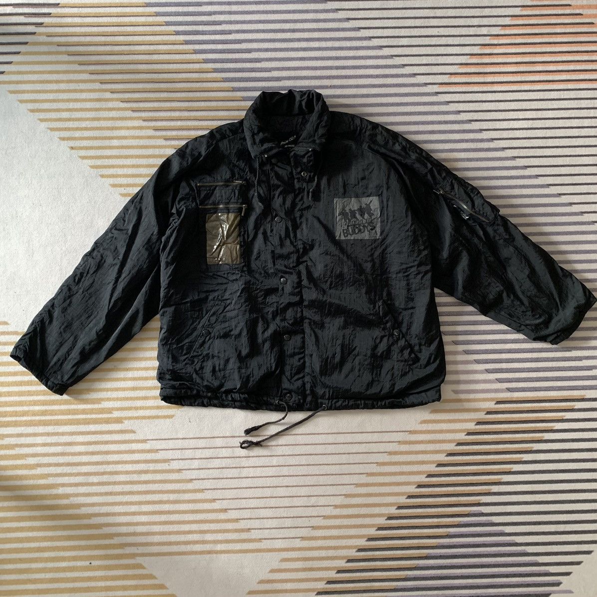 Japanese Brand Vintage Zin Prize Embroidery Nylon Jacket Size US XL / EU 56 / 4 - 1 Thumbnail
