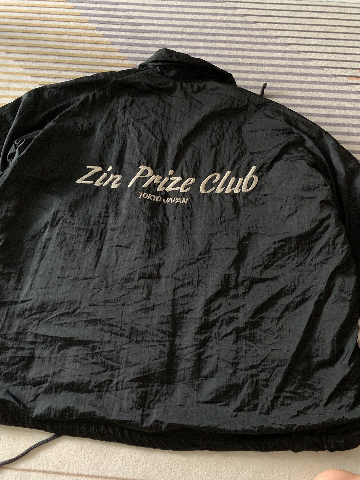 Japanese Brand Vintage Zin Prize Embroidery Nylon Jacket Size US XL / EU 56 / 4 - 4 Thumbnail