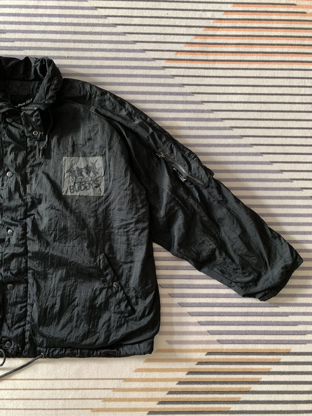 Japanese Brand Vintage Zin Prize Embroidery Nylon Jacket Size US XL / EU 56 / 4 - 3 Thumbnail