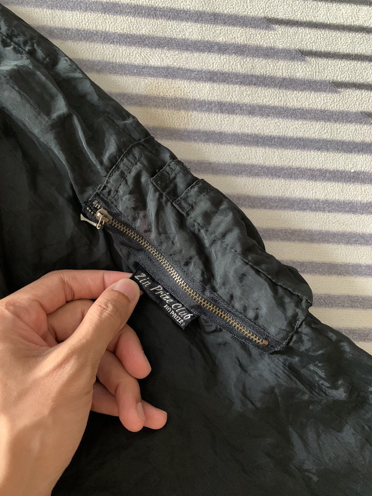 Japanese Brand Vintage Zin Prize Embroidery Nylon Jacket Size US XL / EU 56 / 4 - 8 Thumbnail