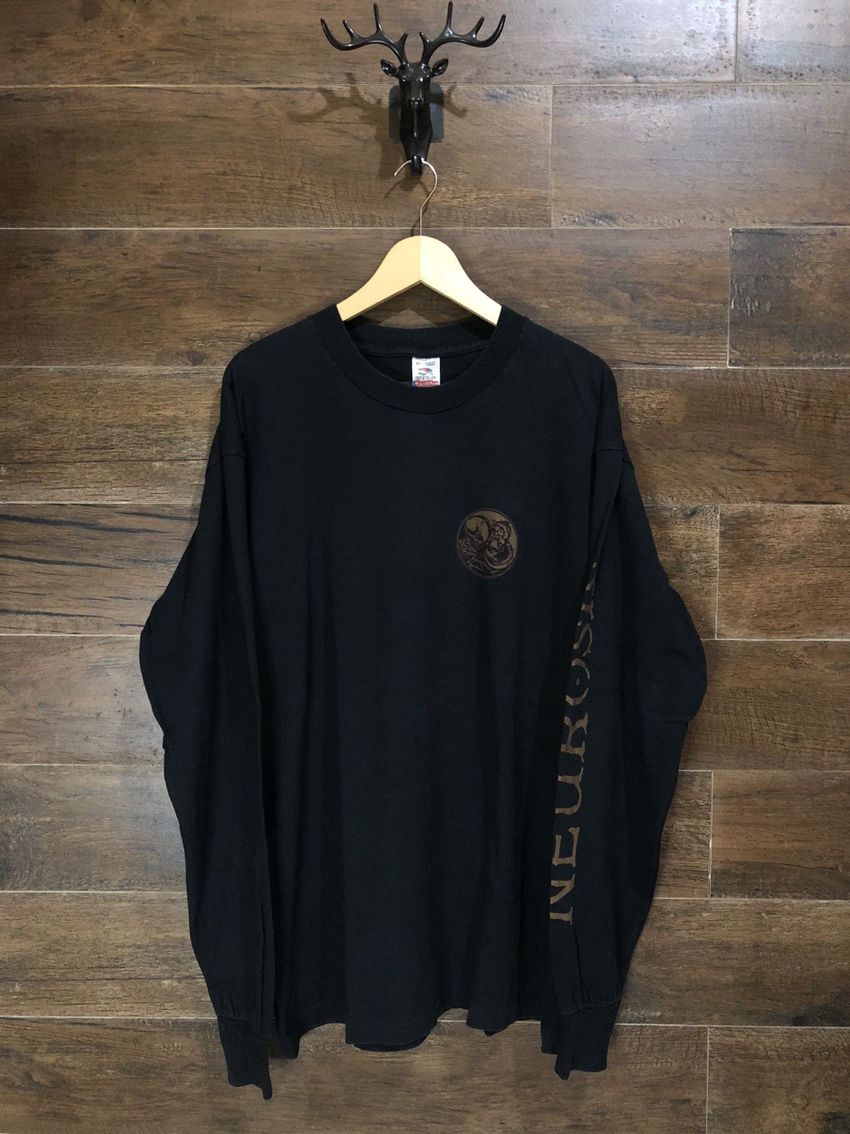Band Tees × Vintage Vintage 1993 Neurosis Enemy Of The Sun Long Sleeve Shirt Size US XL / EU 56 / 4 - 1 Thumbnail