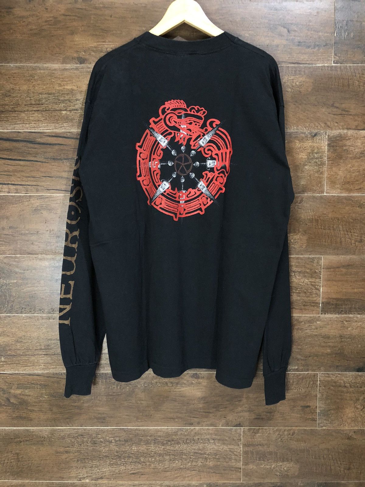 Band Tees × Vintage Vintage 1993 Neurosis Enemy Of The Sun Long Sleeve Shirt Size US XL / EU 56 / 4 - 3 Thumbnail