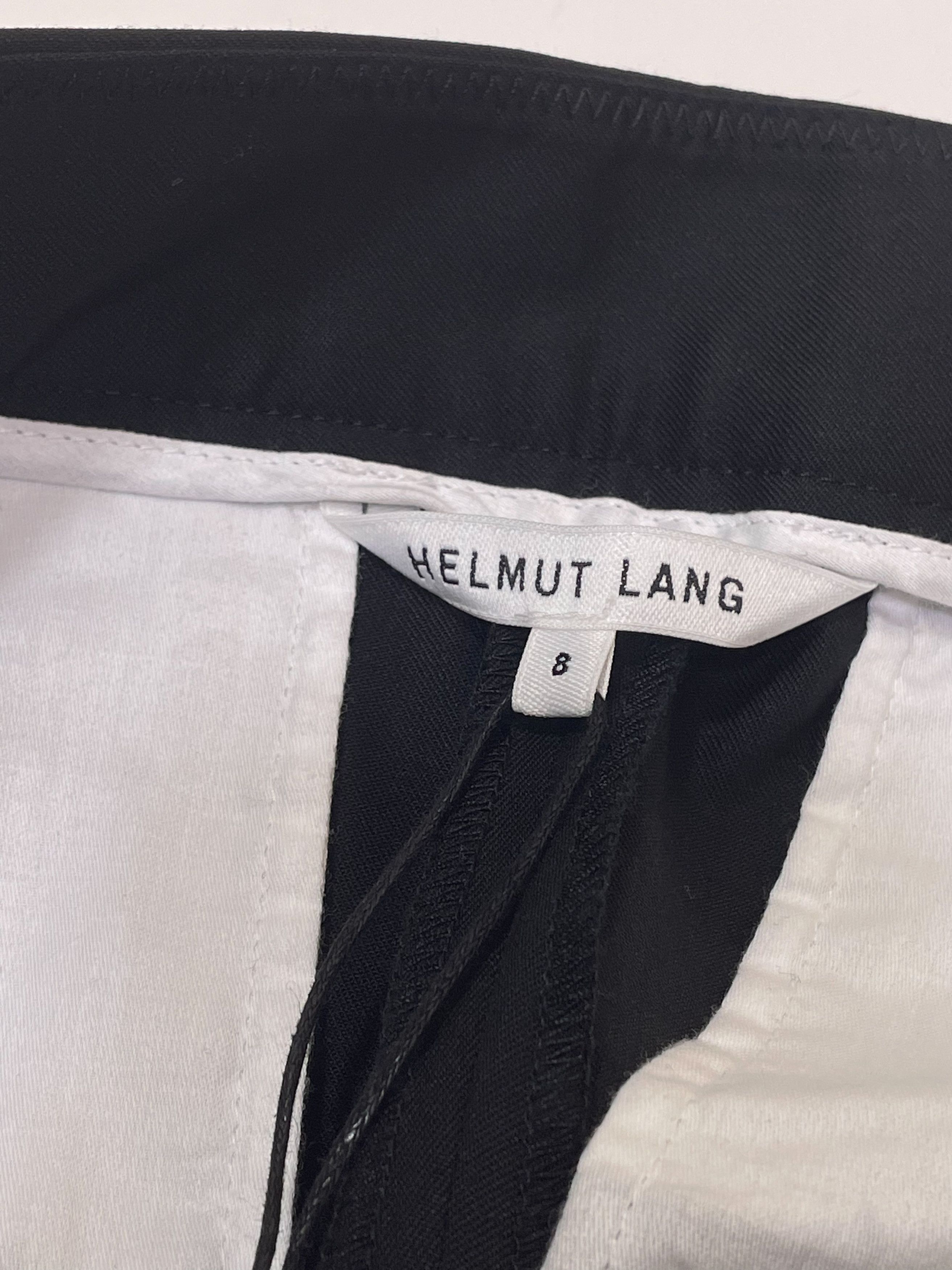 Helmut Lang ⚡️QUICK SALE⚡️Helmut Lang Black Button Pleat Suit Pants Size 30" / US 8 / IT 44 - 4 Thumbnail