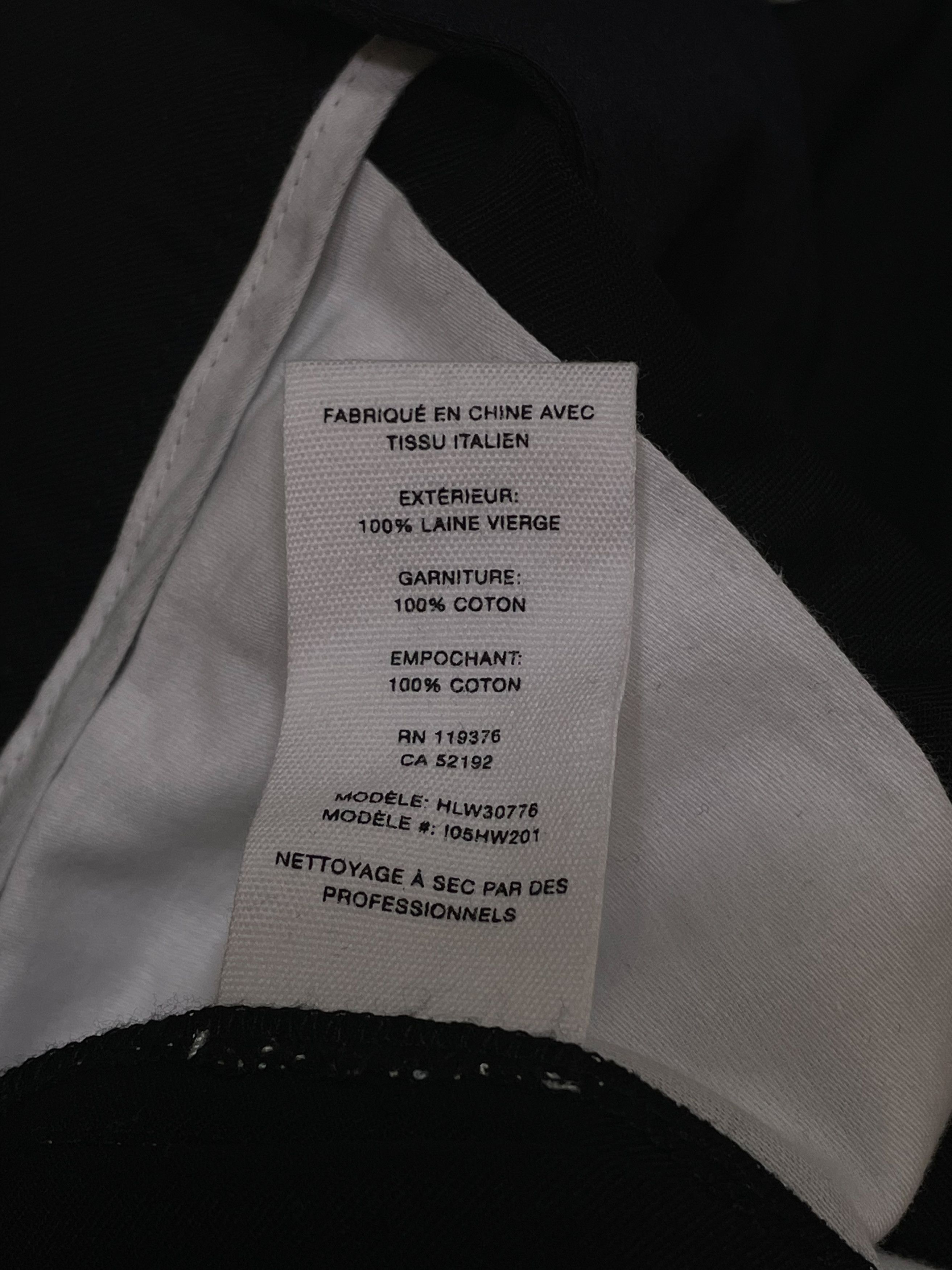 Helmut Lang ⚡️QUICK SALE⚡️Helmut Lang Black Button Pleat Suit Pants Size 30" / US 8 / IT 44 - 5 Thumbnail