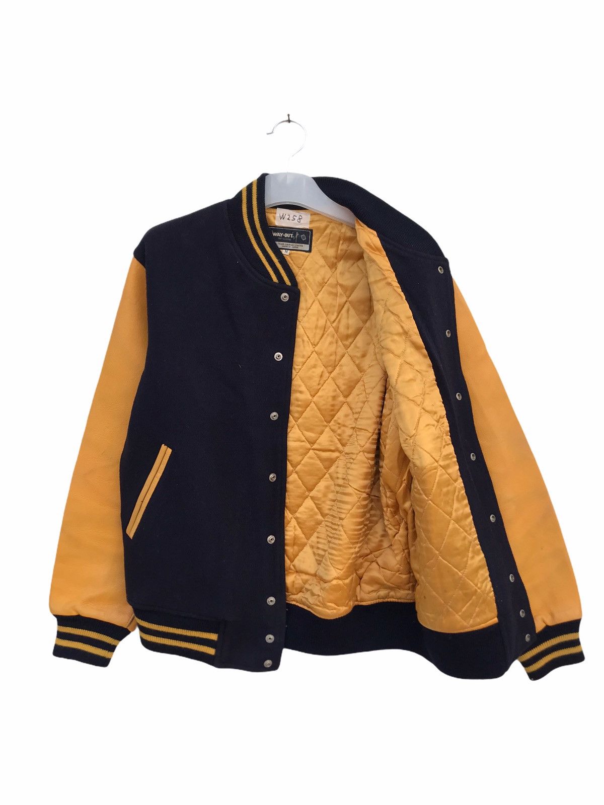 Japanese Brand Vintage Way-Out Varsity Jacket Size US M / EU 48-50 / 2 - 1 Preview