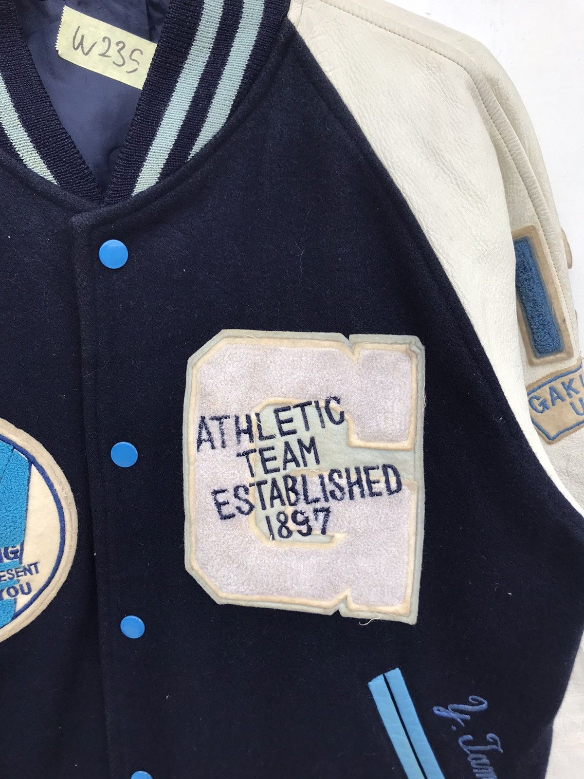 Vintage Vintage Gakushuin University Letterman Varsity Jacket Size US L / EU 52-54 / 3 - 4 Thumbnail