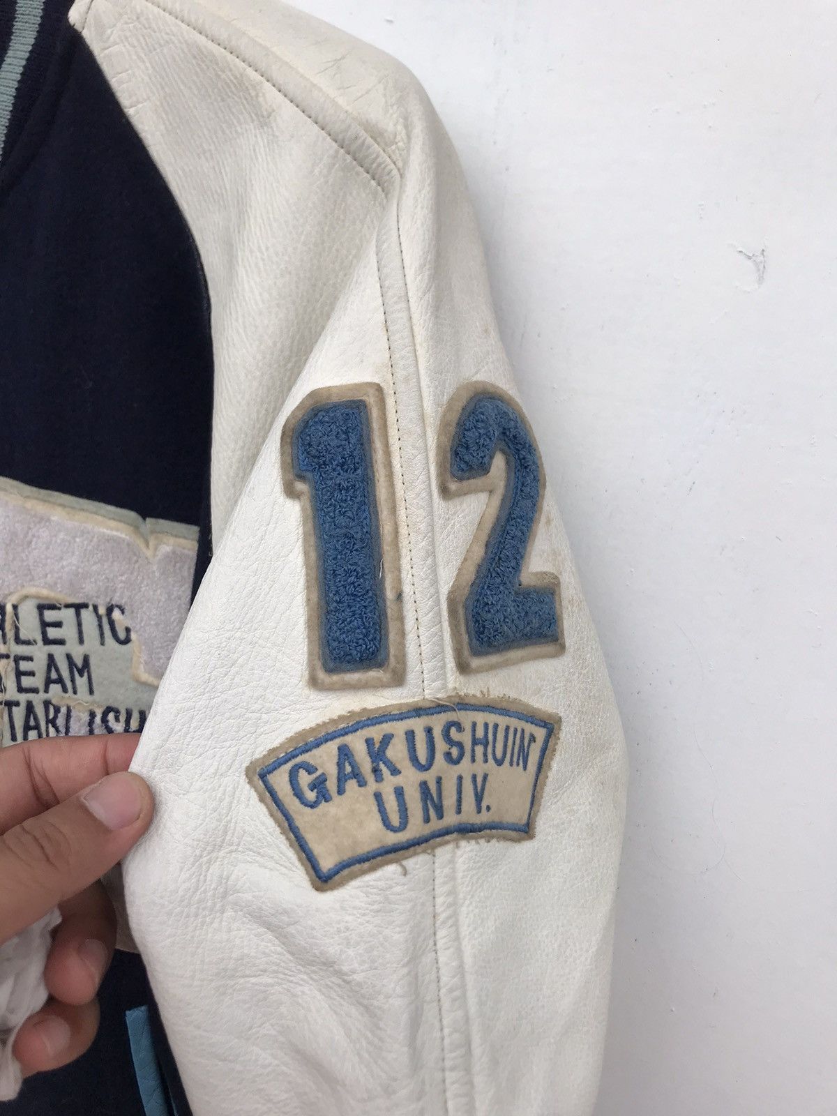 Vintage Vintage Gakushuin University Letterman Varsity Jacket Size US L / EU 52-54 / 3 - 8 Thumbnail