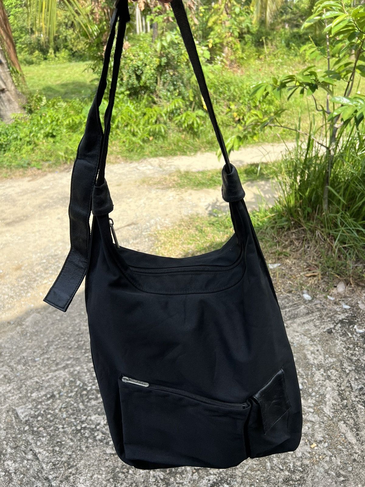 Comme Ca Ism x Comme Des Garcons Comme Ca Du Mode Sling Bag in Black, Men's